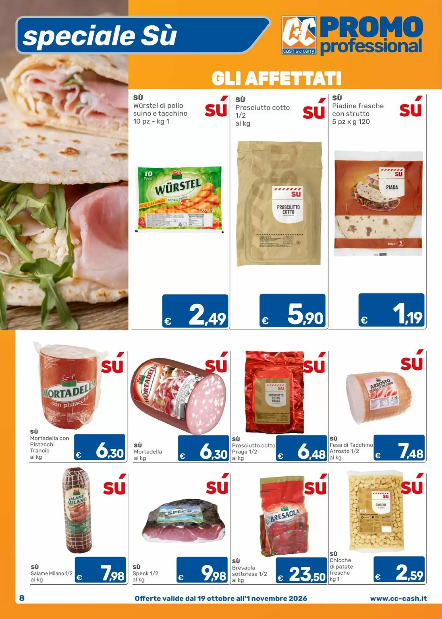 Volantino promozionale C+C Cash and Carry  valide dal 19/10/2026 - Pagina 8.