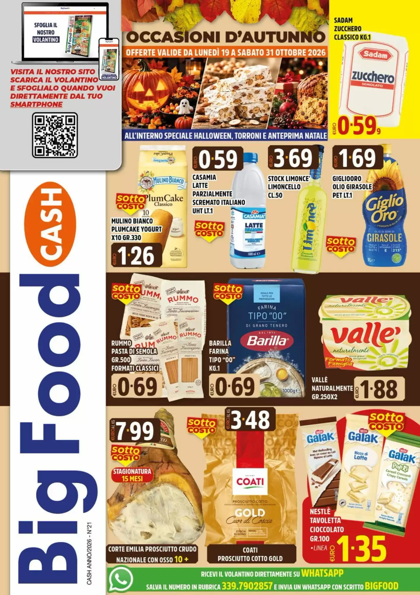 Volantino promozionale Big Food valide dal 19/10/2026 - Pagina 1.