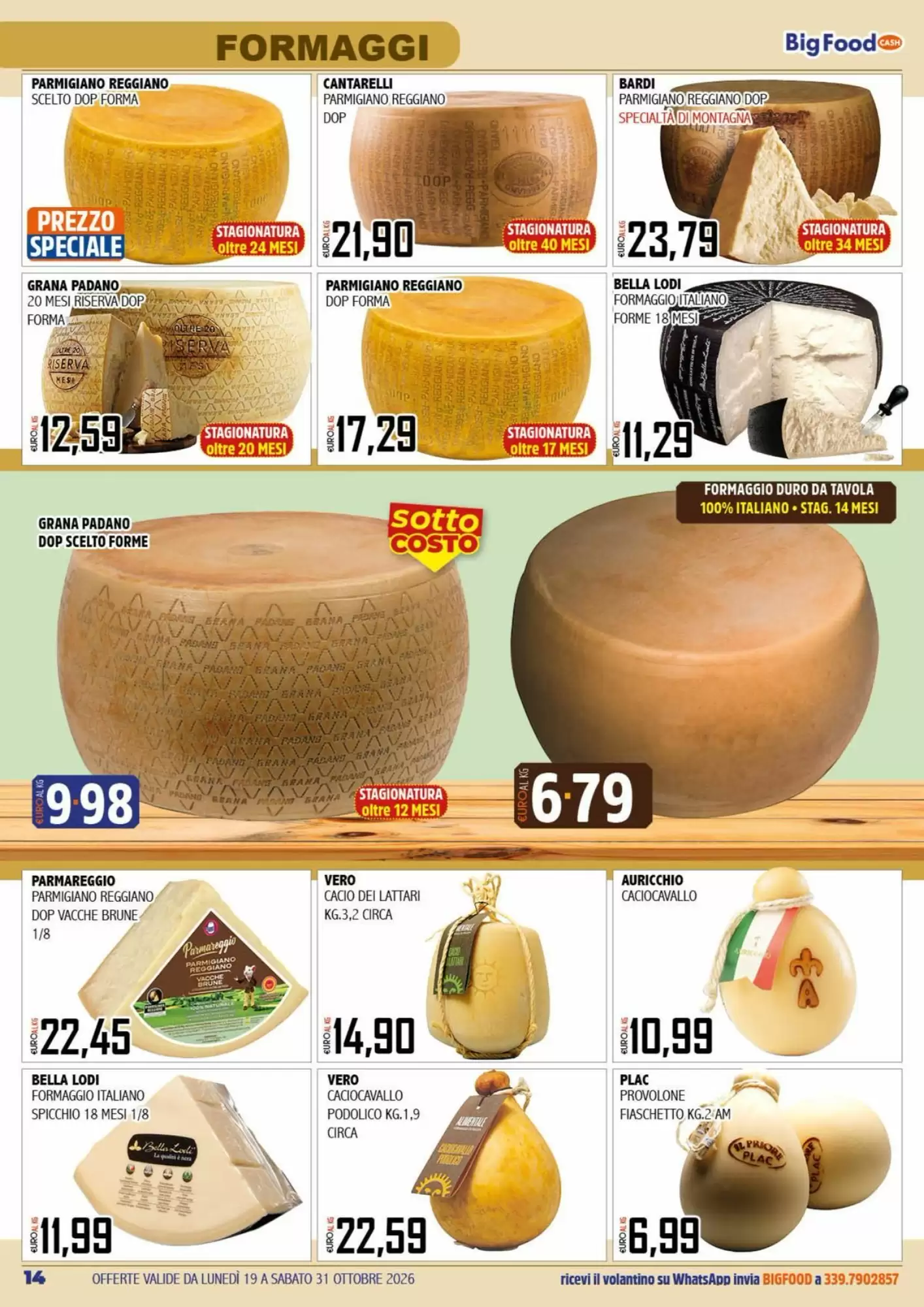 Volantino promozionale Big Food  valide dal 19/10/2026 - Pagina 14.