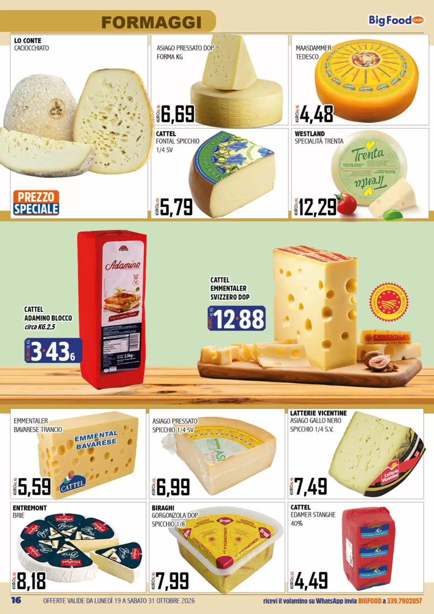 Volantino promozionale Big Food  valide dal 19/10/2026 - Pagina 16.