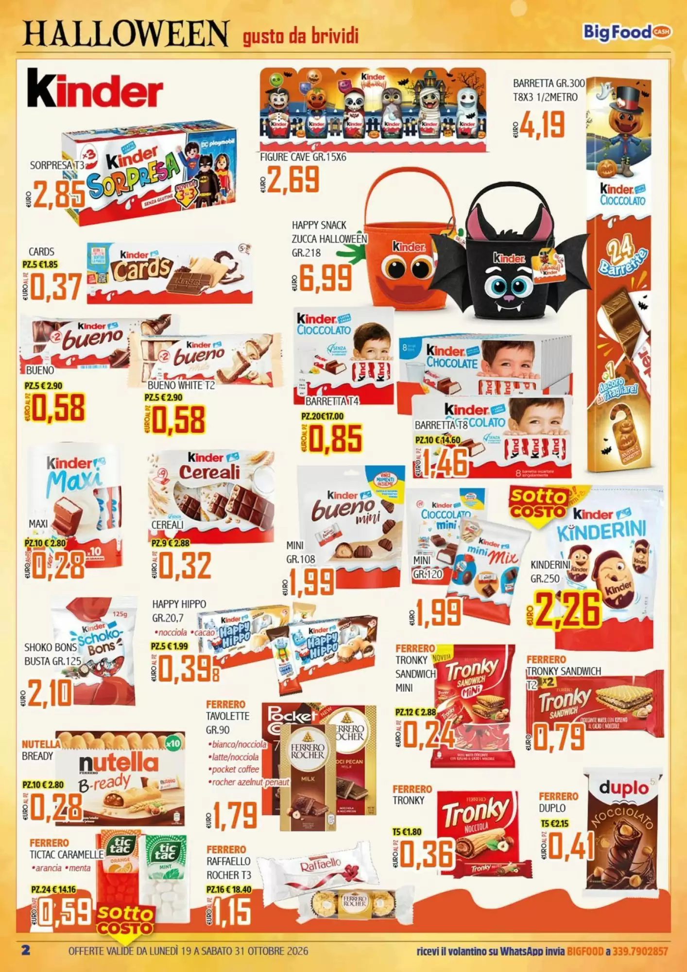 Volantino promozionale Big Food  valide dal 19/10/2026 - Pagina 2.
