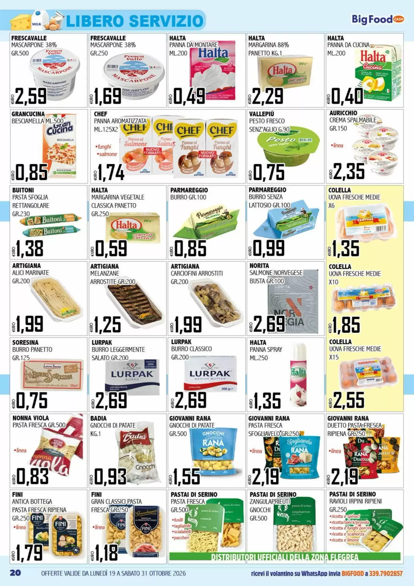 Volantino promozionale Big Food  valide dal 19/10/2026 - Pagina 20.
