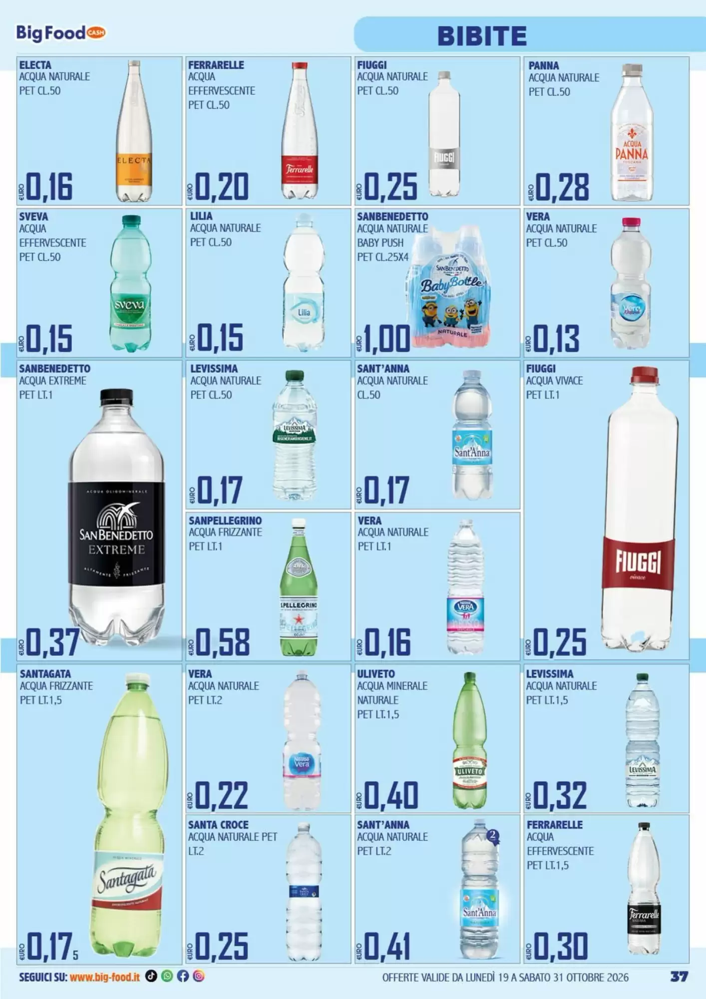 Volantino promozionale Big Food  valide dal 19/10/2026 - Pagina 37.