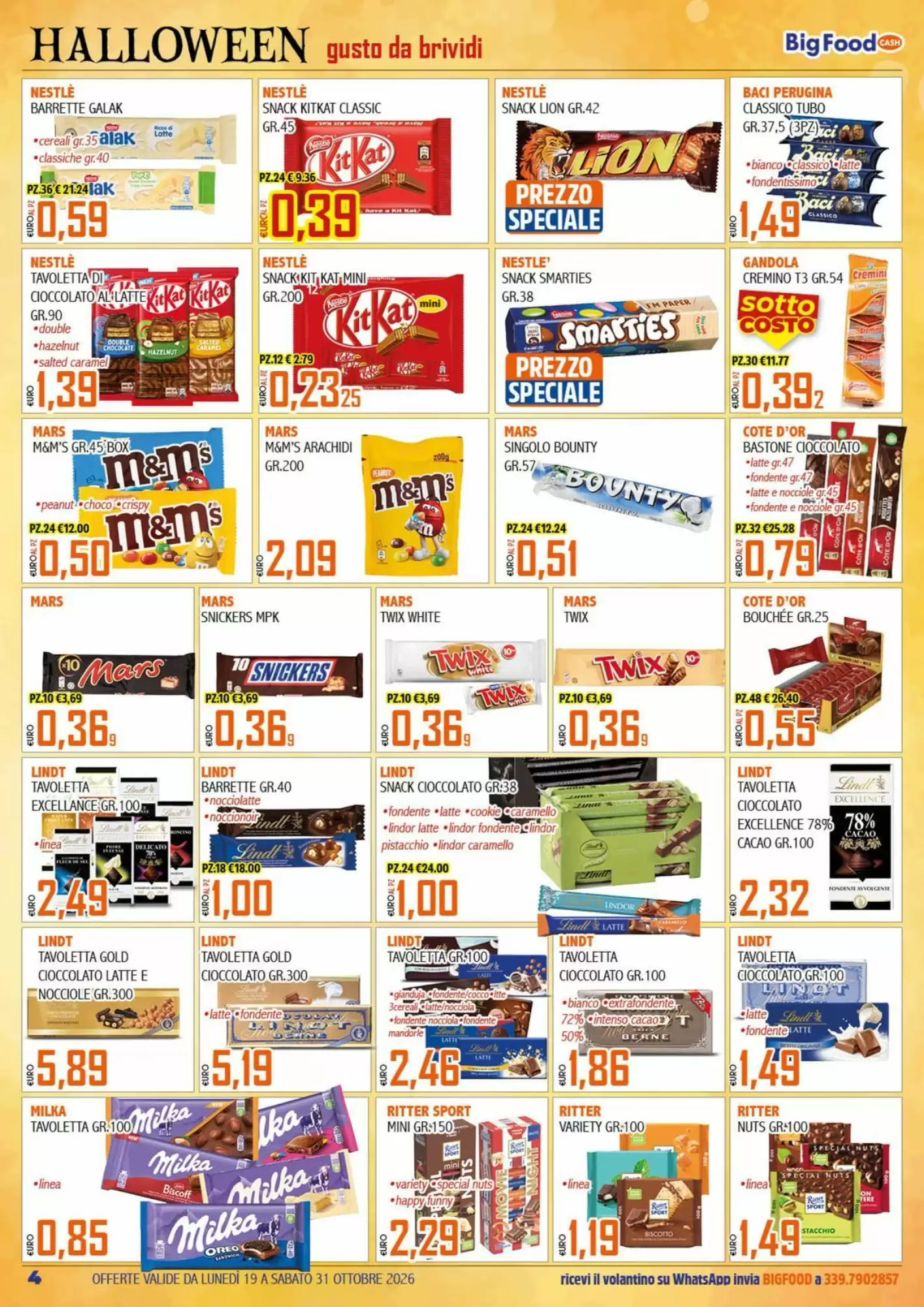Volantino promozionale Big Food  valide dal 19/10/2026 - Pagina 4.