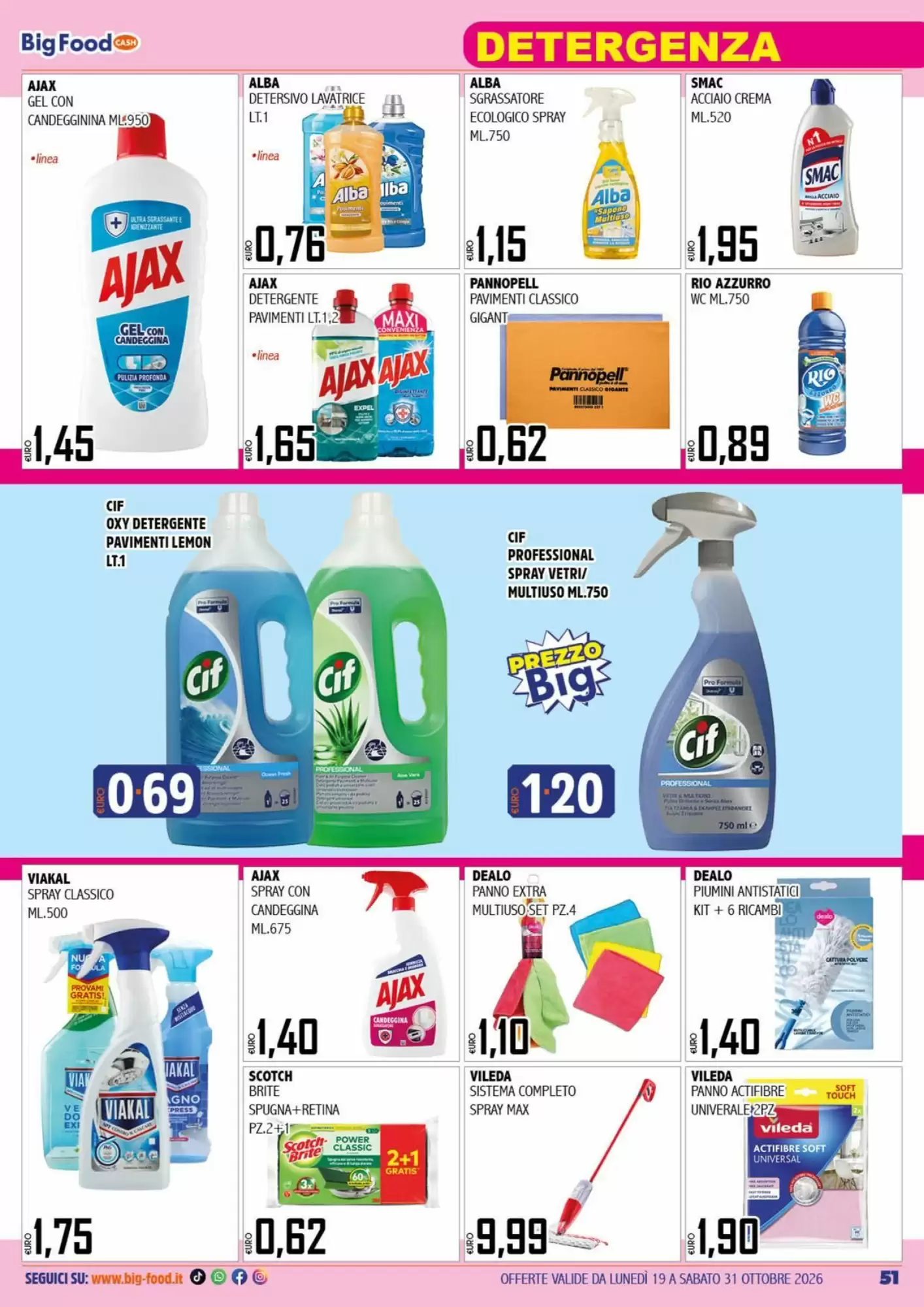 Volantino promozionale Big Food  valide dal 19/10/2026 - Pagina 51.