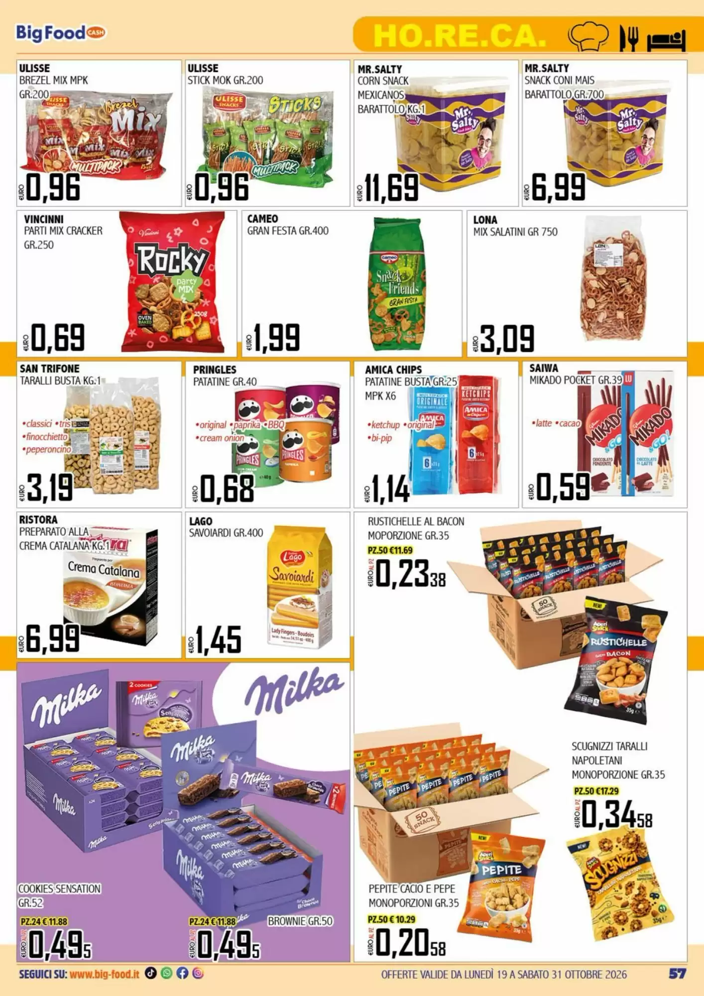 Volantino promozionale Big Food  valide dal 19/10/2026 - Pagina 57.