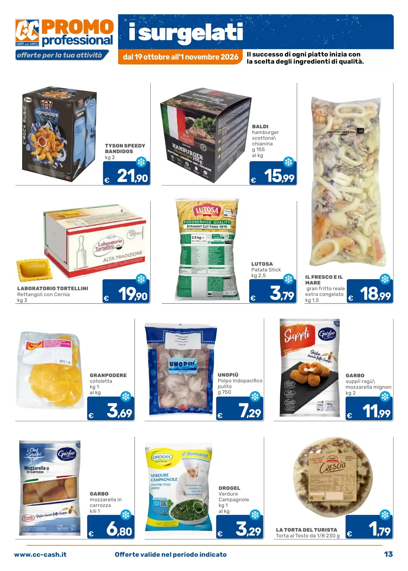 Volantino promozionale C+C Cash and Carry  valide dal 19/10/2026 - Pagina 13.