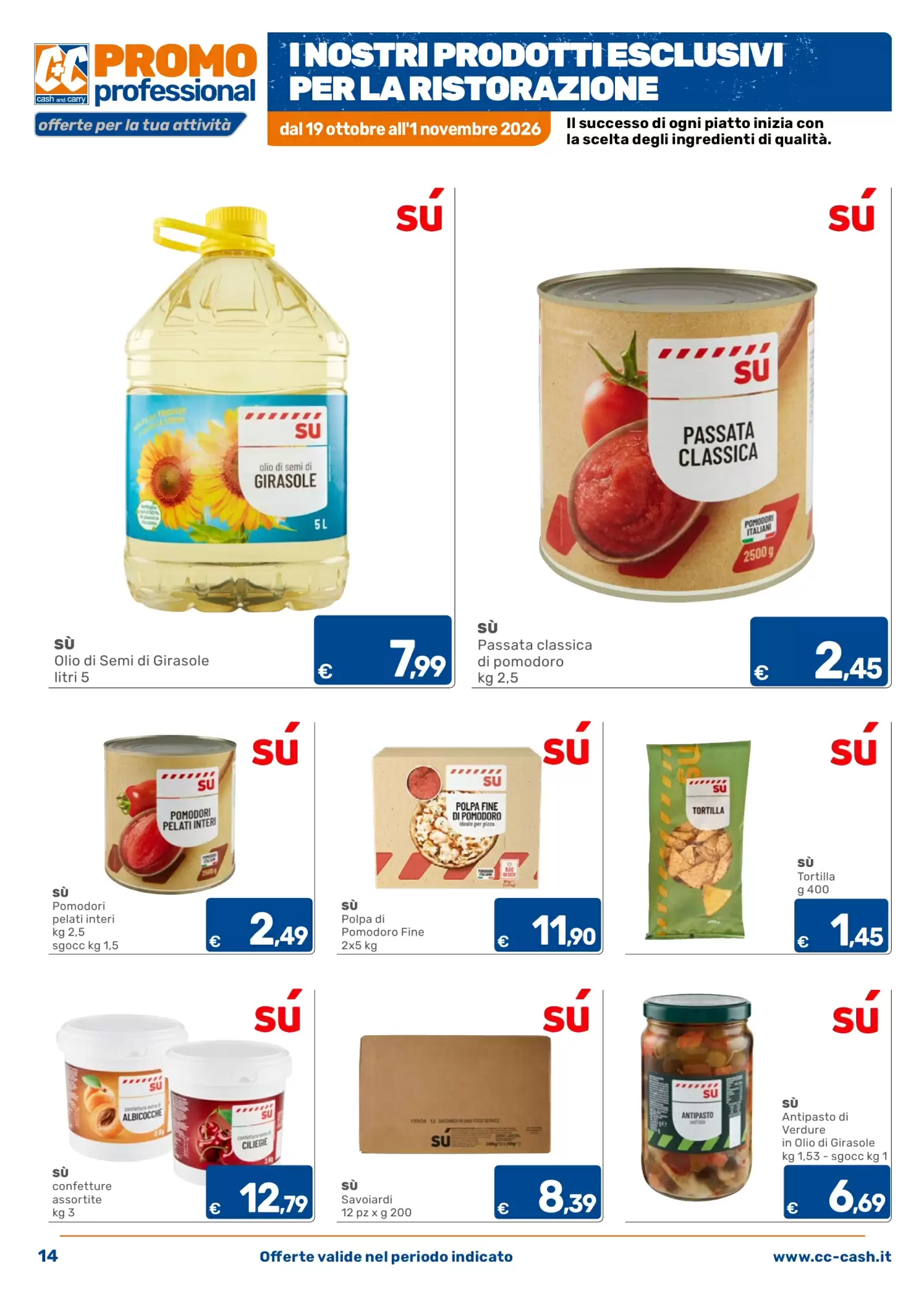 Volantino promozionale C+C Cash and Carry  valide dal 19/10/2026 - Pagina 14.