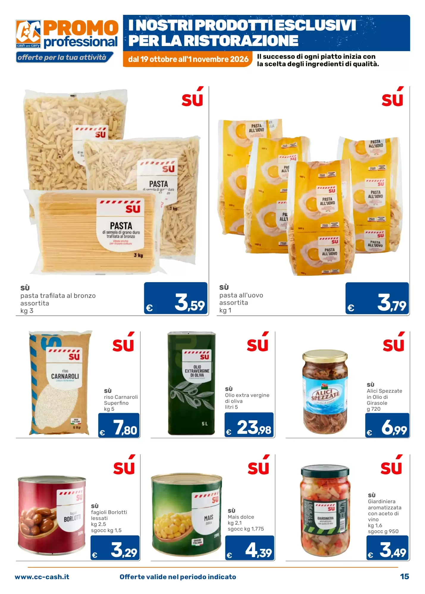 Volantino promozionale C+C Cash and Carry  valide dal 19/10/2026 - Pagina 15.