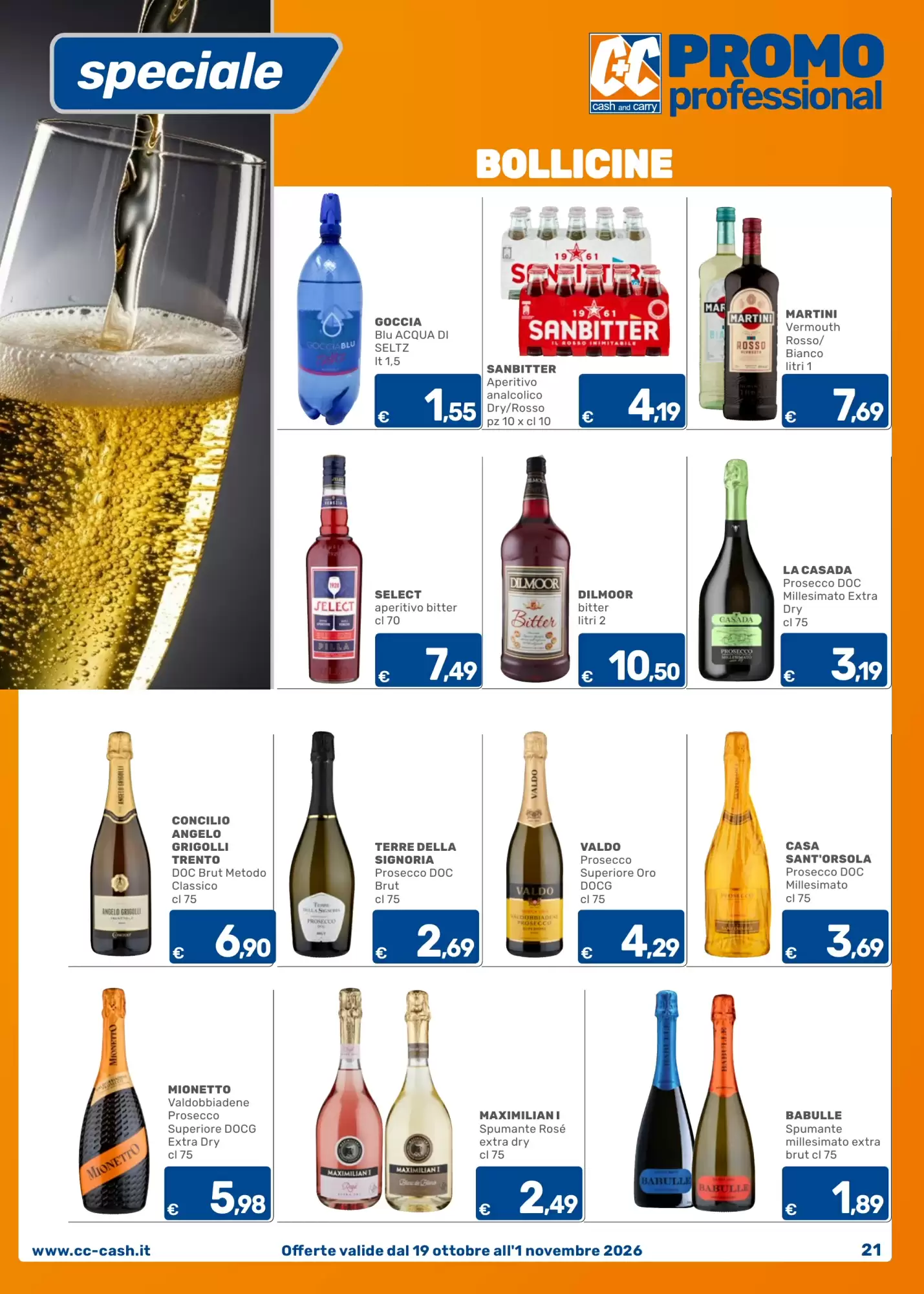 Volantino promozionale C+C Cash and Carry  valide dal 19/10/2026 - Pagina 21.