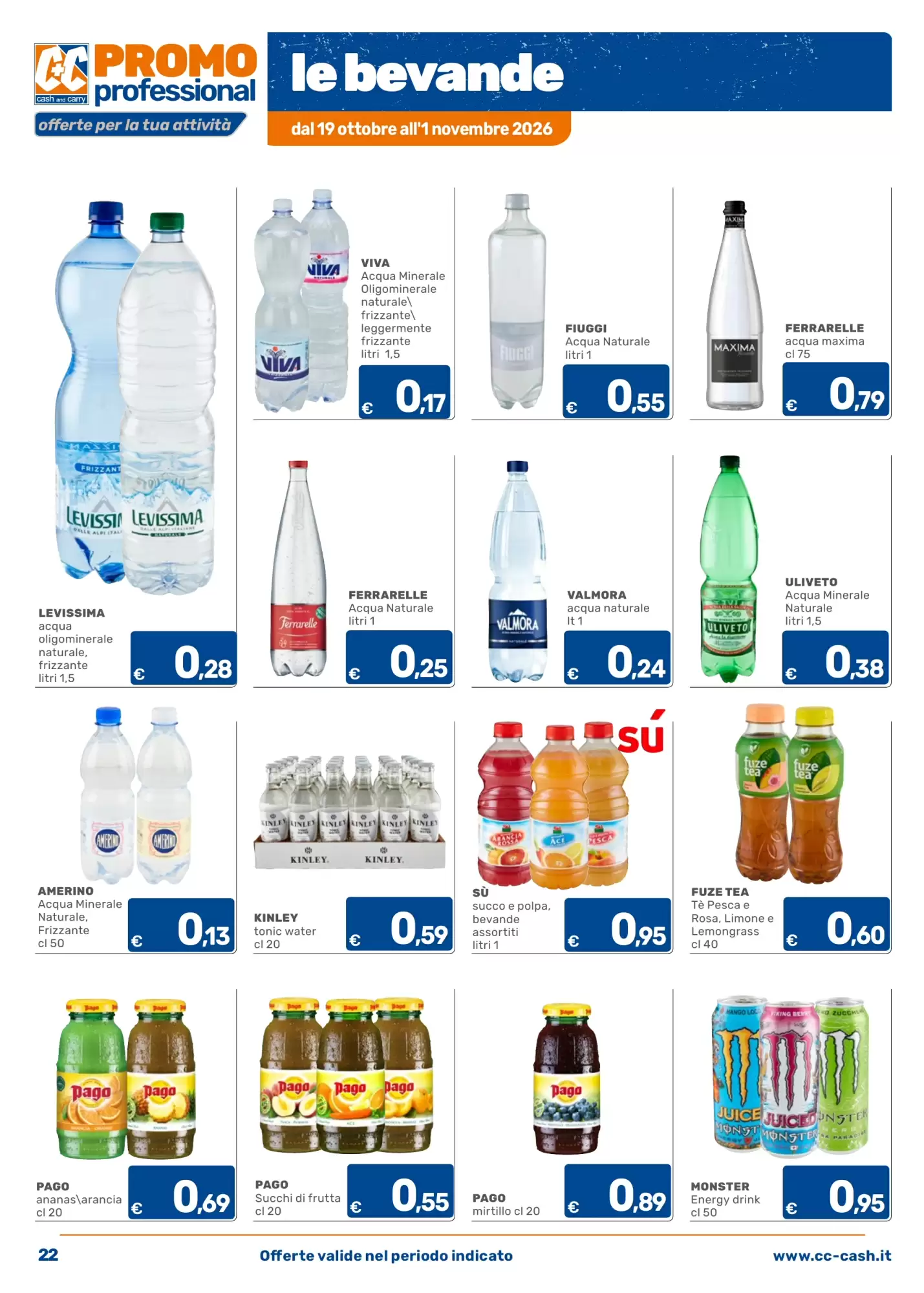 Volantino promozionale C+C Cash and Carry  valide dal 19/10/2026 - Pagina 22.