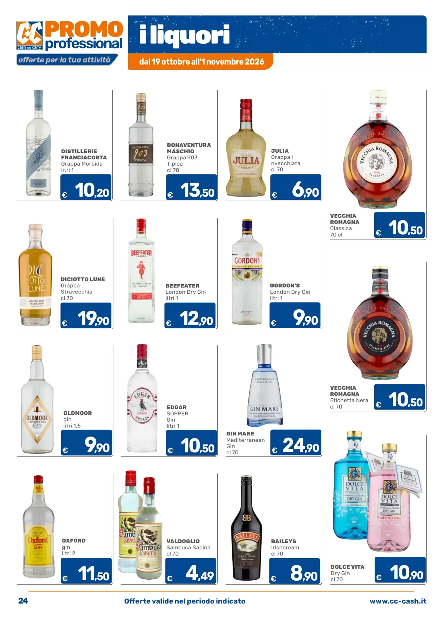 Volantino promozionale C+C Cash and Carry  valide dal 19/10/2026 - Pagina 24.