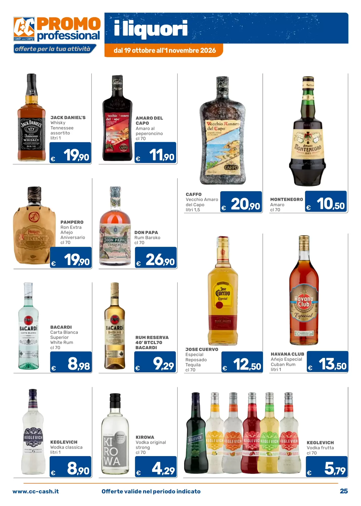 Volantino promozionale C+C Cash and Carry  valide dal 19/10/2026 - Pagina 25.