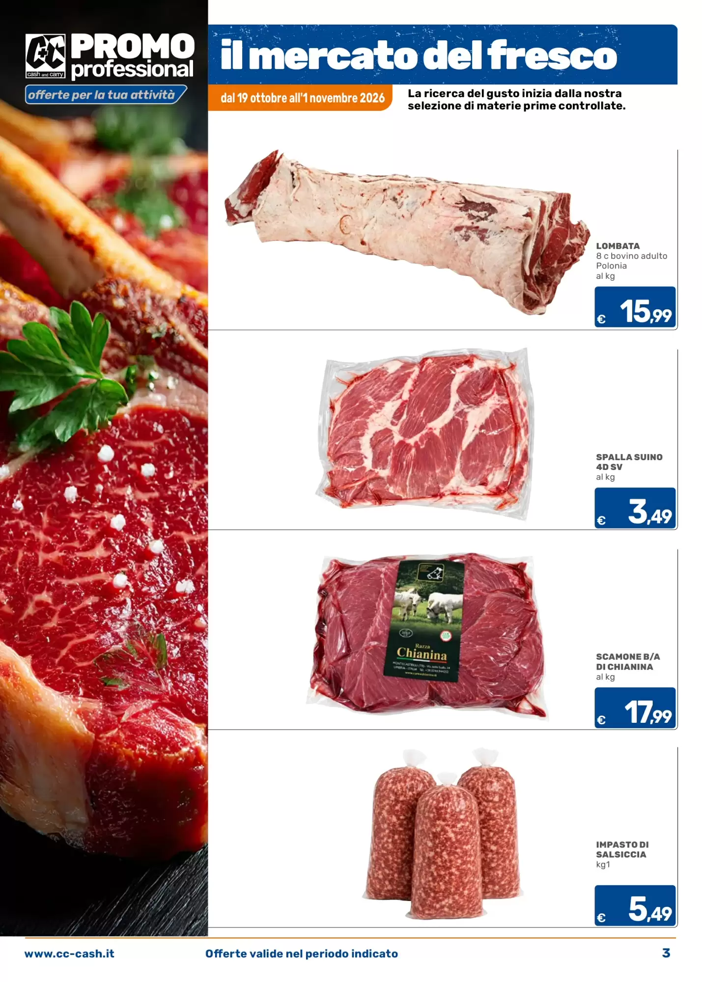 Volantino promozionale C+C Cash and Carry  valide dal 19/10/2026 - Pagina 3.