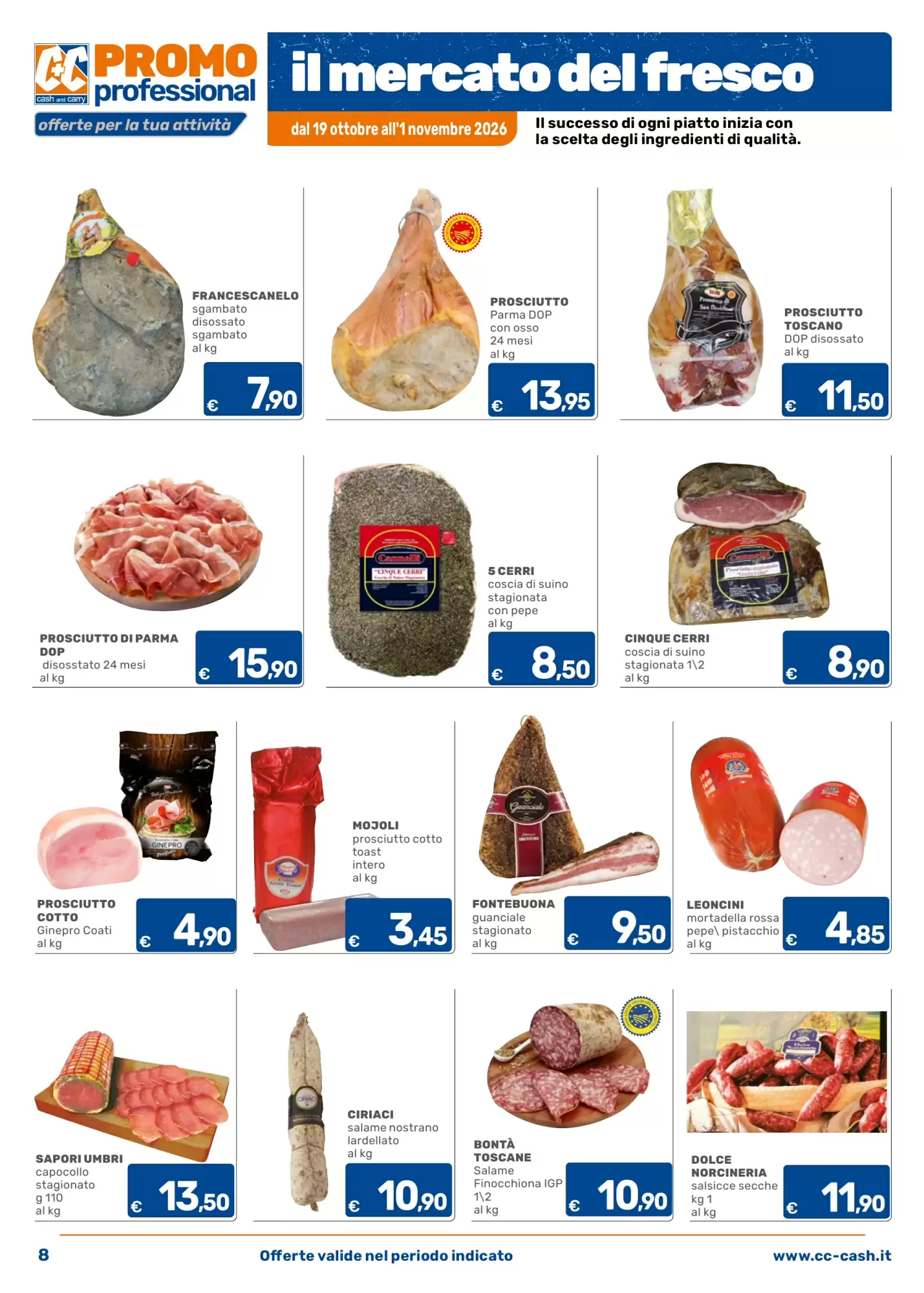 Volantino promozionale C+C Cash and Carry  valide dal 19/10/2026 - Pagina 8.