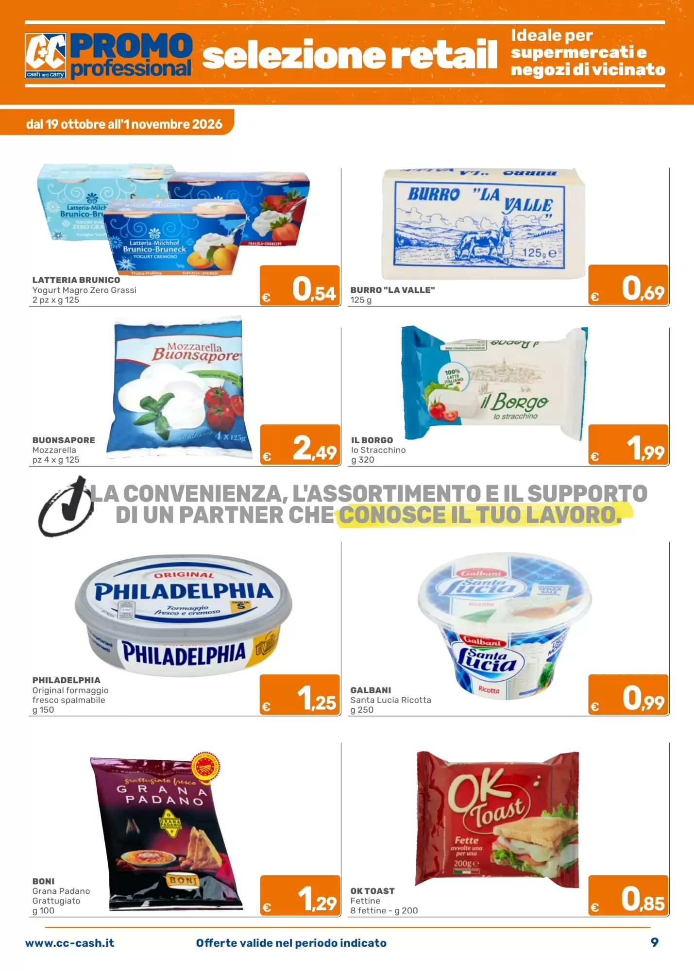Volantino promozionale C+C Cash and Carry  valide dal 19/10/2026 - Pagina 9.