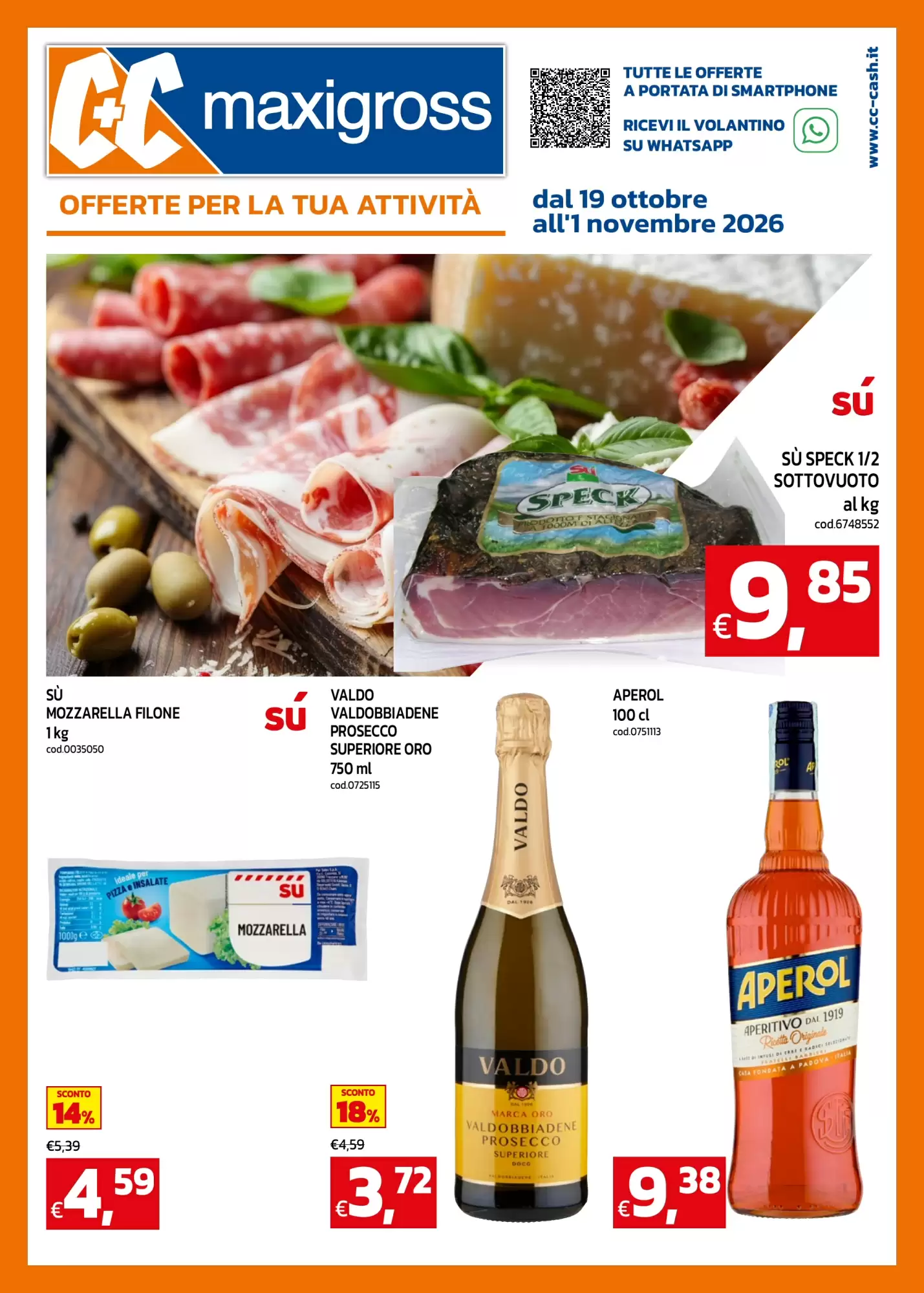 Volantino promozionale C+C maxigross valide dal 19/10/2026 - Pagina 1.