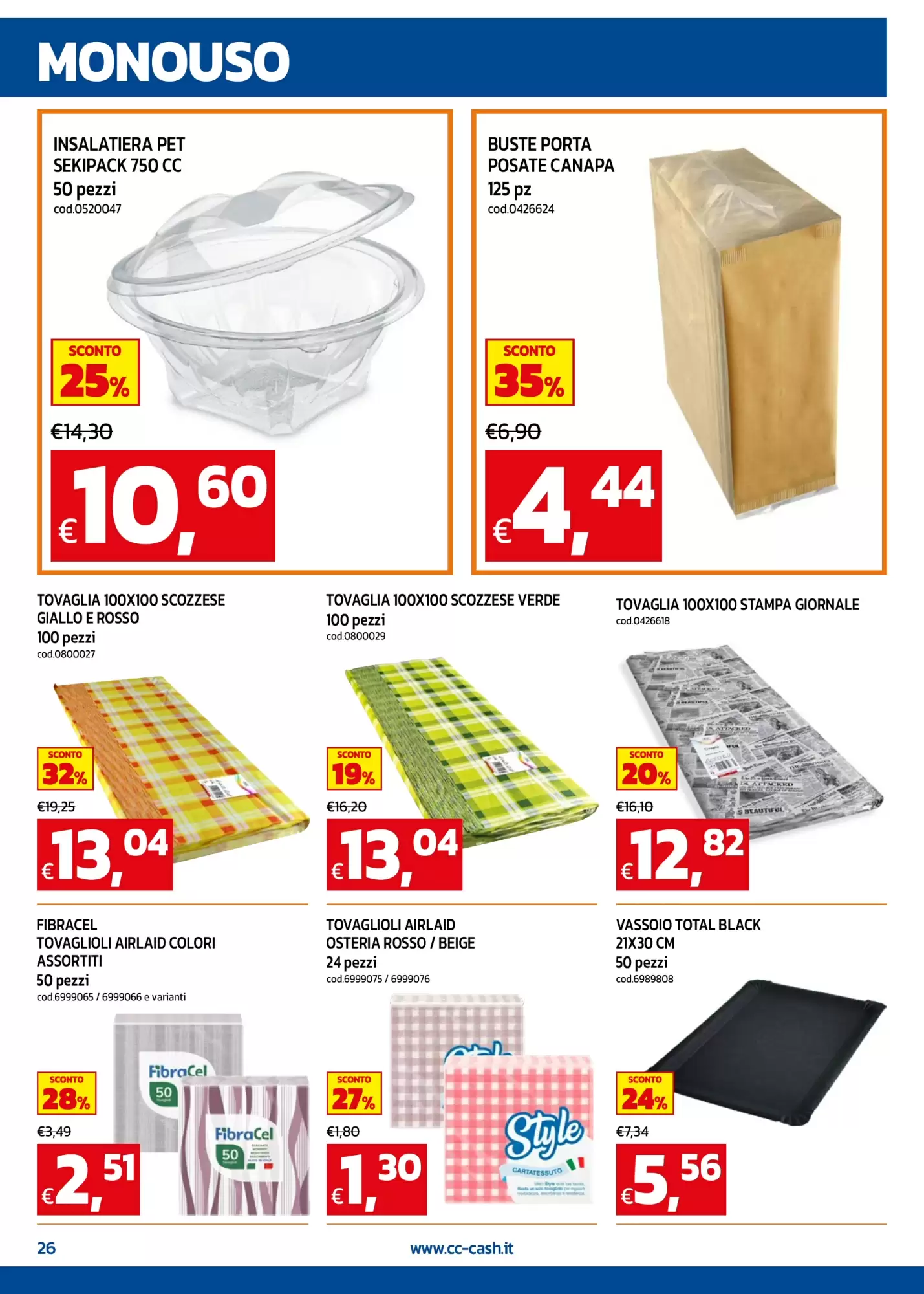 Volantino promozionale C+C maxigross  valide dal 19/10/2026 - Pagina 26.