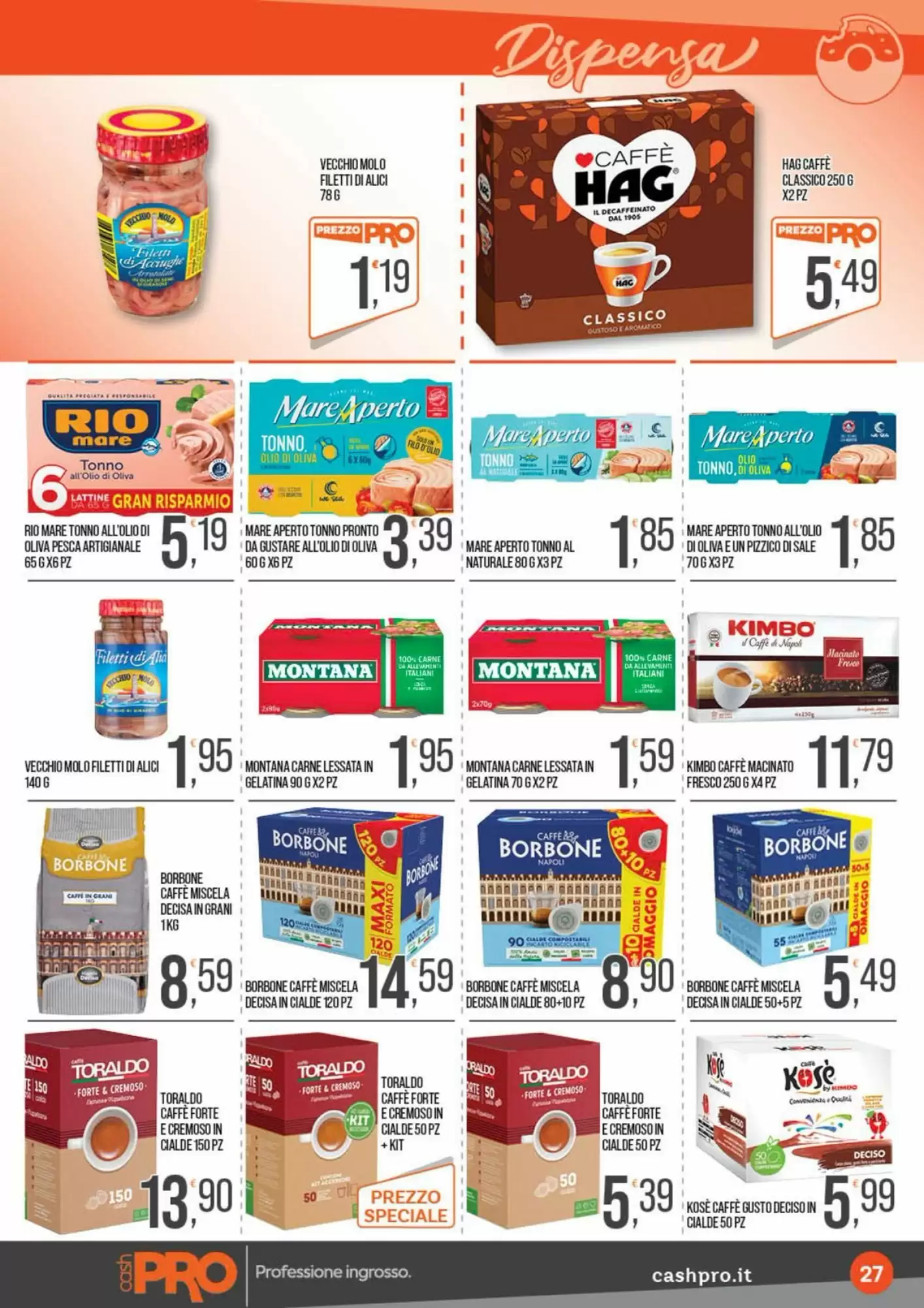 Volantino promozionale Cash pro  valide dal 19/10/2026 - Pagina 27.