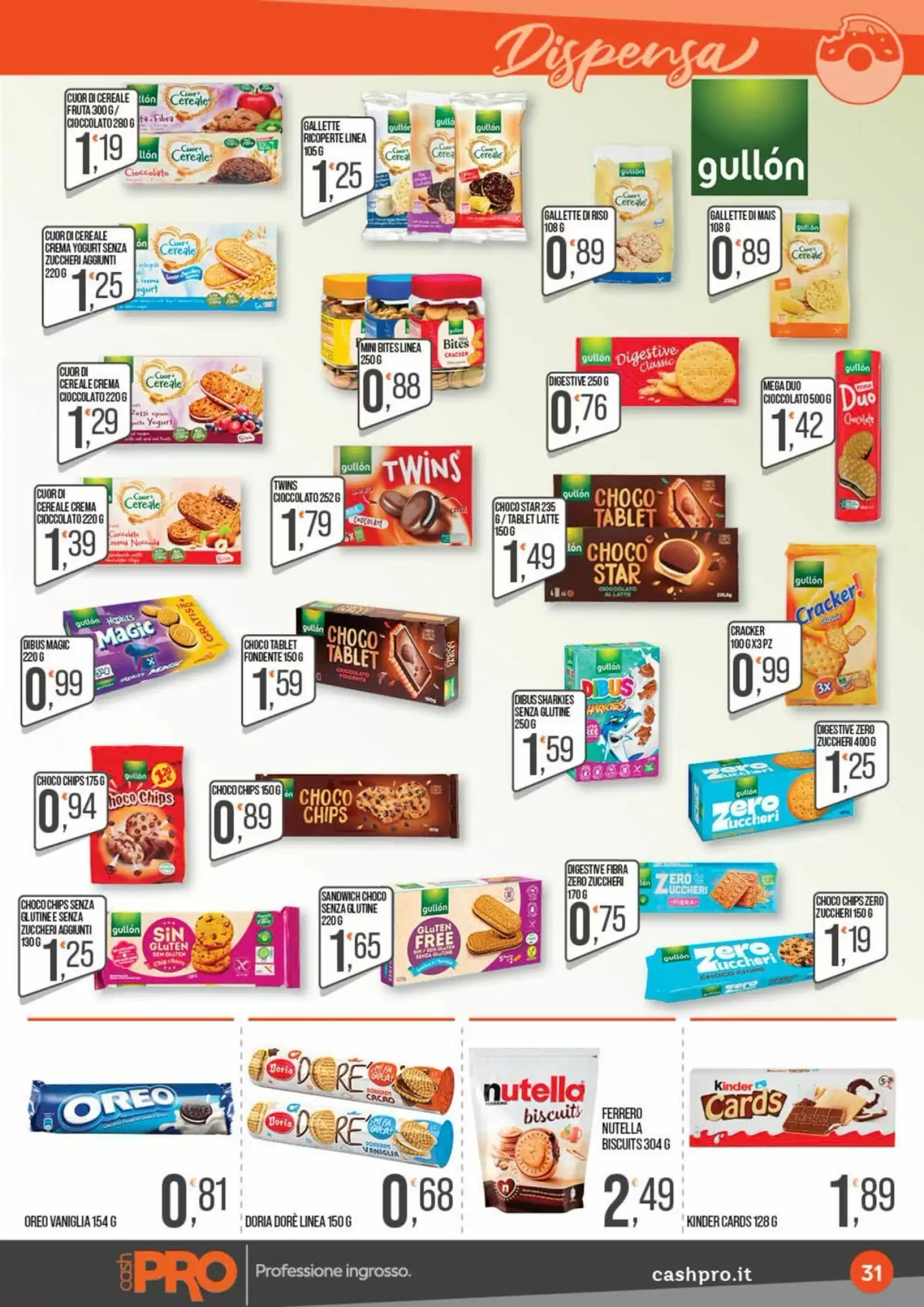 Volantino promozionale Cash pro  valide dal 19/10/2026 - Pagina 31.