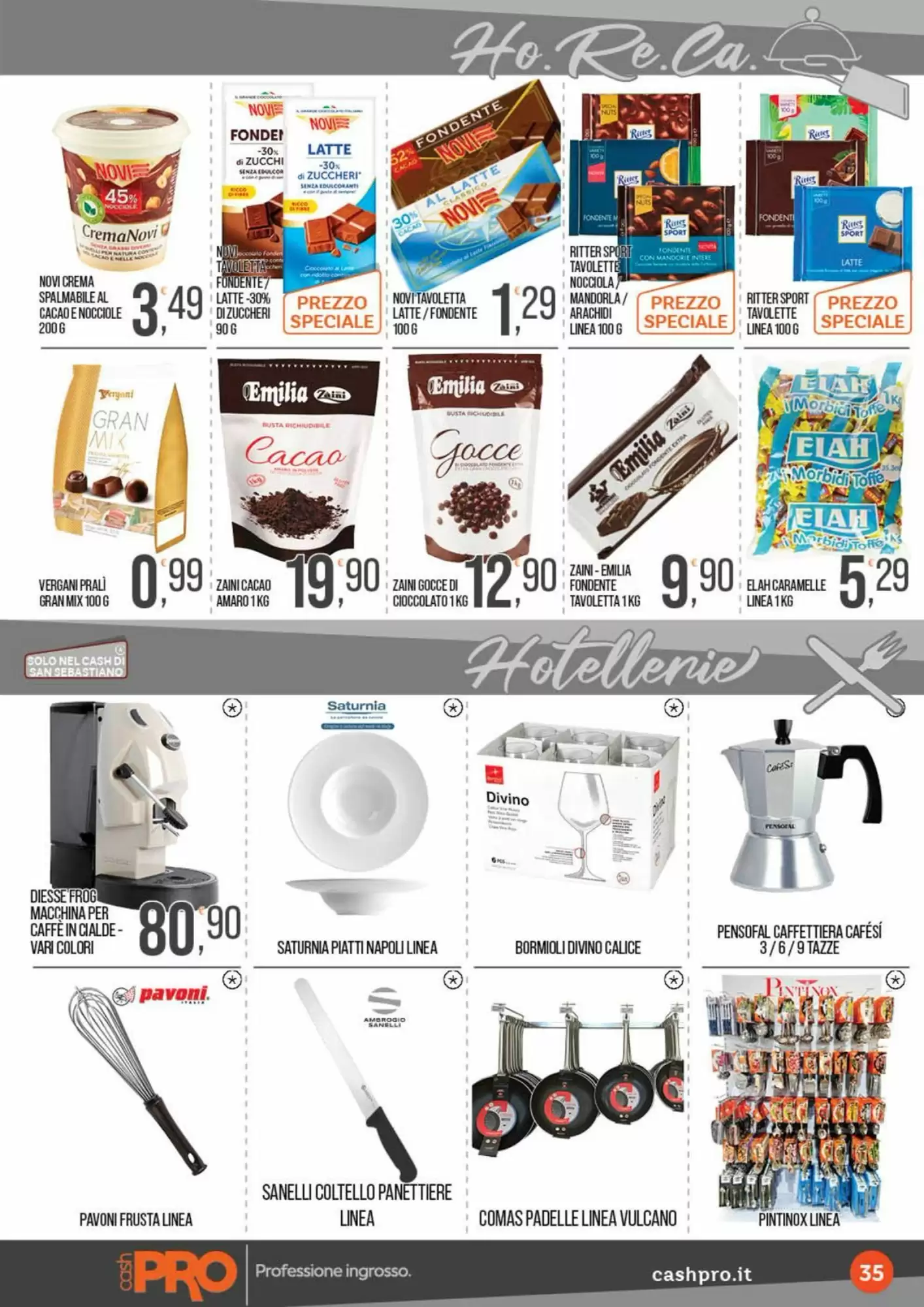 Volantino promozionale Cash pro  valide dal 19/10/2026 - Pagina 35.