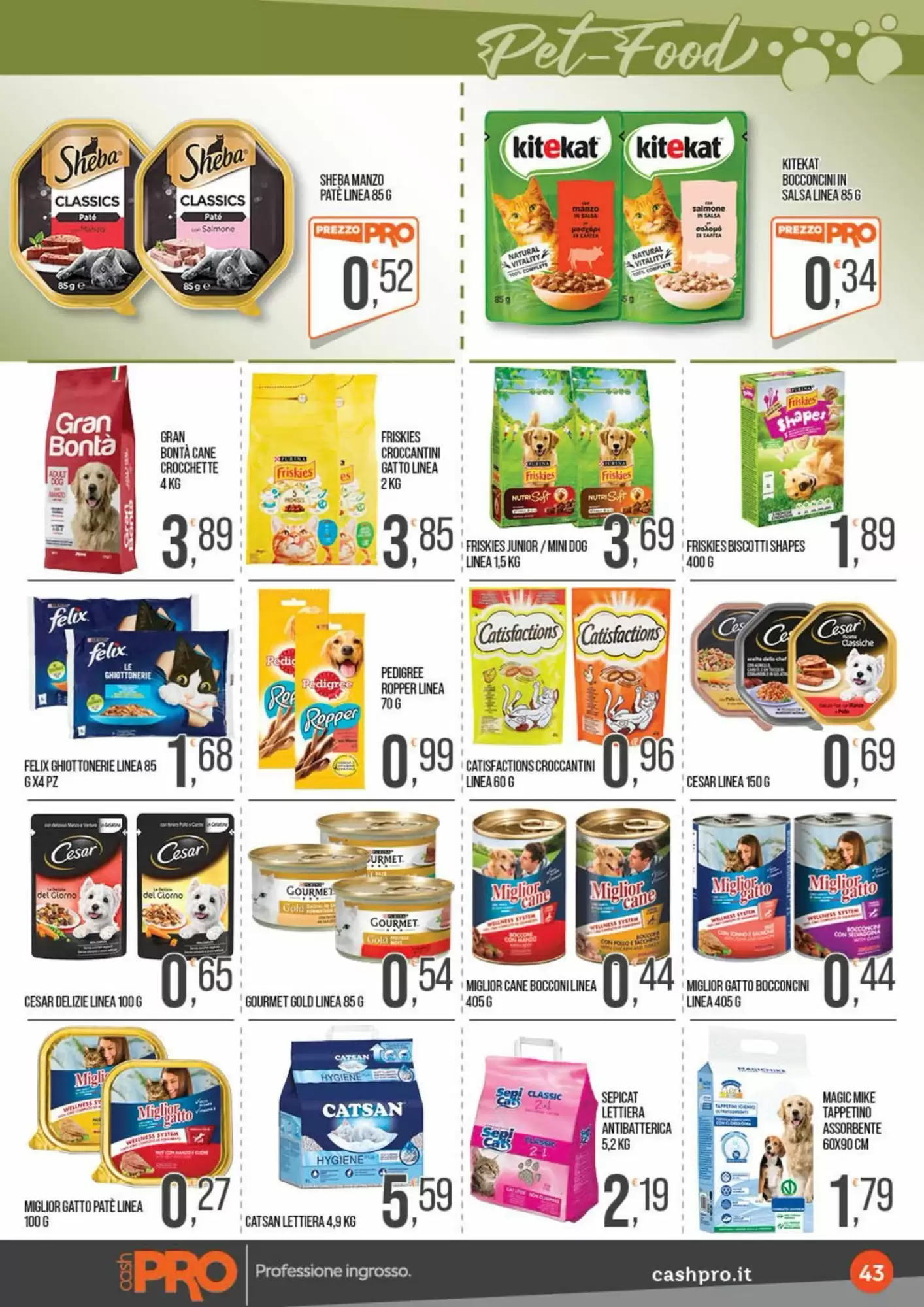 Volantino promozionale Cash pro  valide dal 19/10/2026 - Pagina 43.
