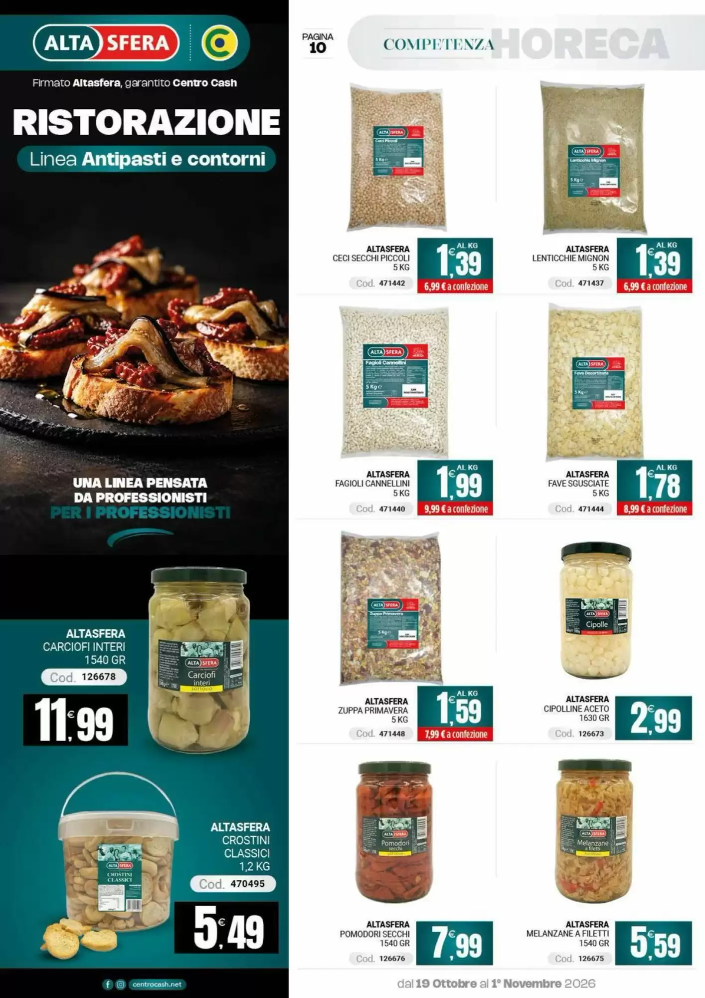 Volantino promozionale Centro Cash  valide dal 19/10/2026 - Pagina 10.
