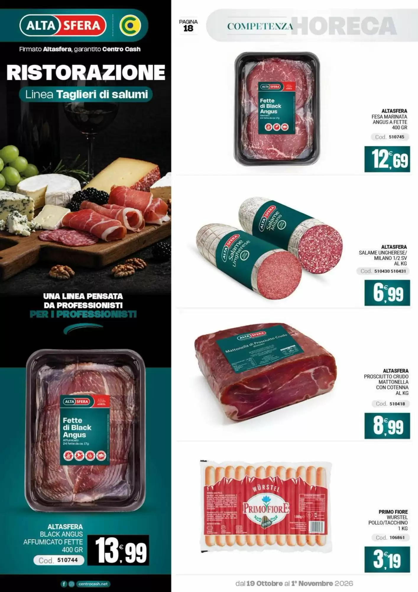Volantino promozionale Centro Cash  valide dal 19/10/2026 - Pagina 18.