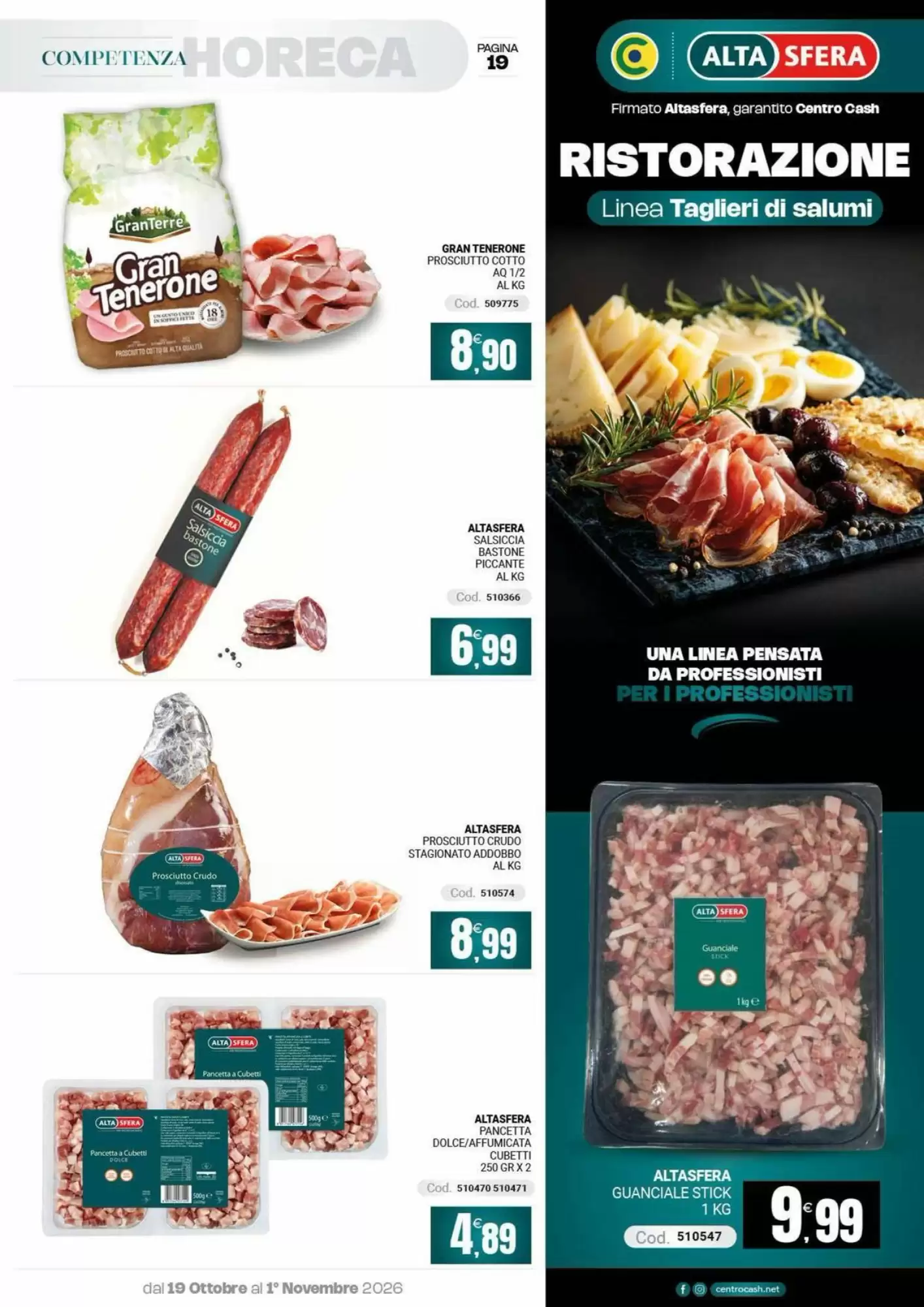 Volantino promozionale Centro Cash  valide dal 19/10/2026 - Pagina 19.