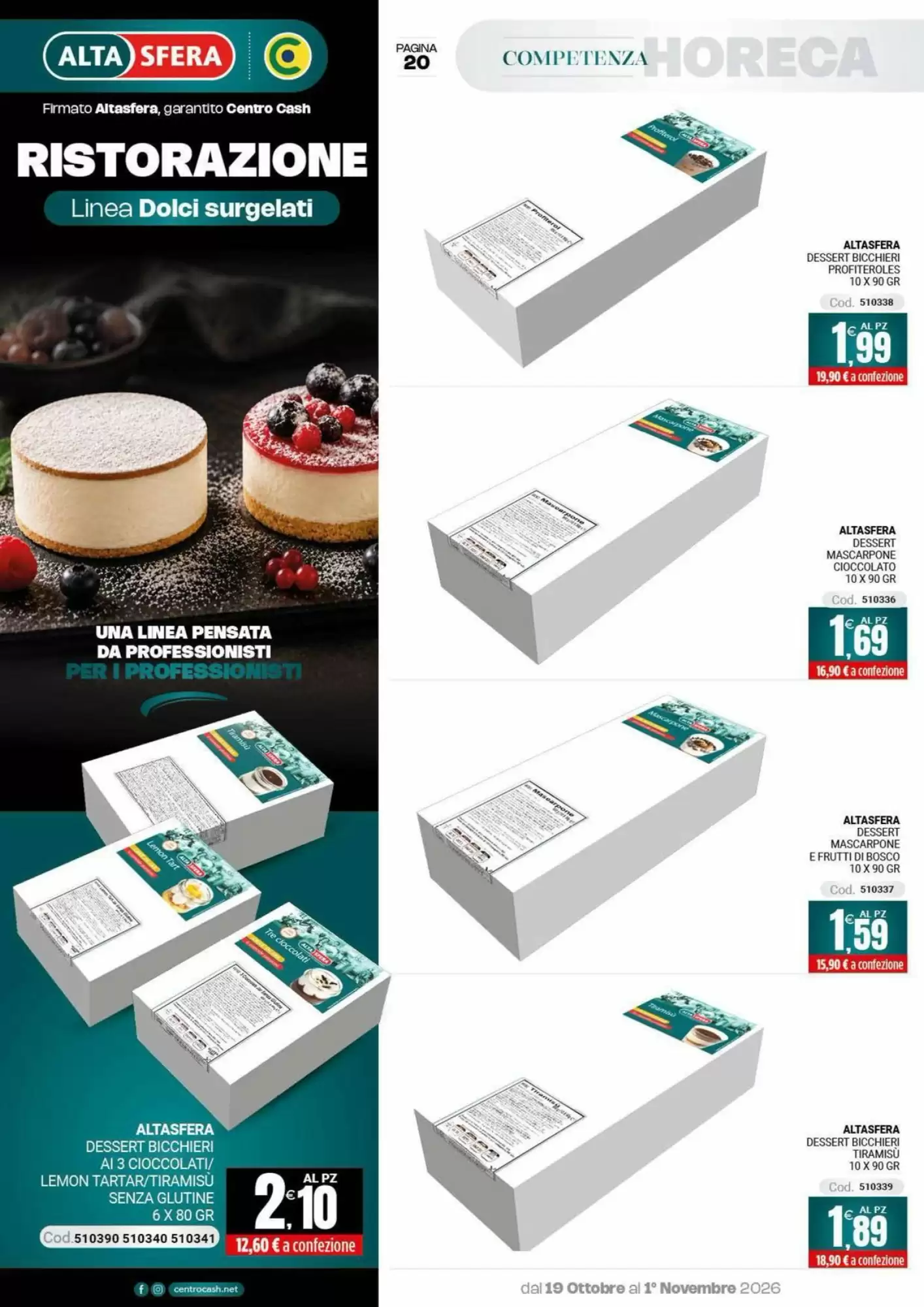 Volantino promozionale Centro Cash  valide dal 19/10/2026 - Pagina 20.