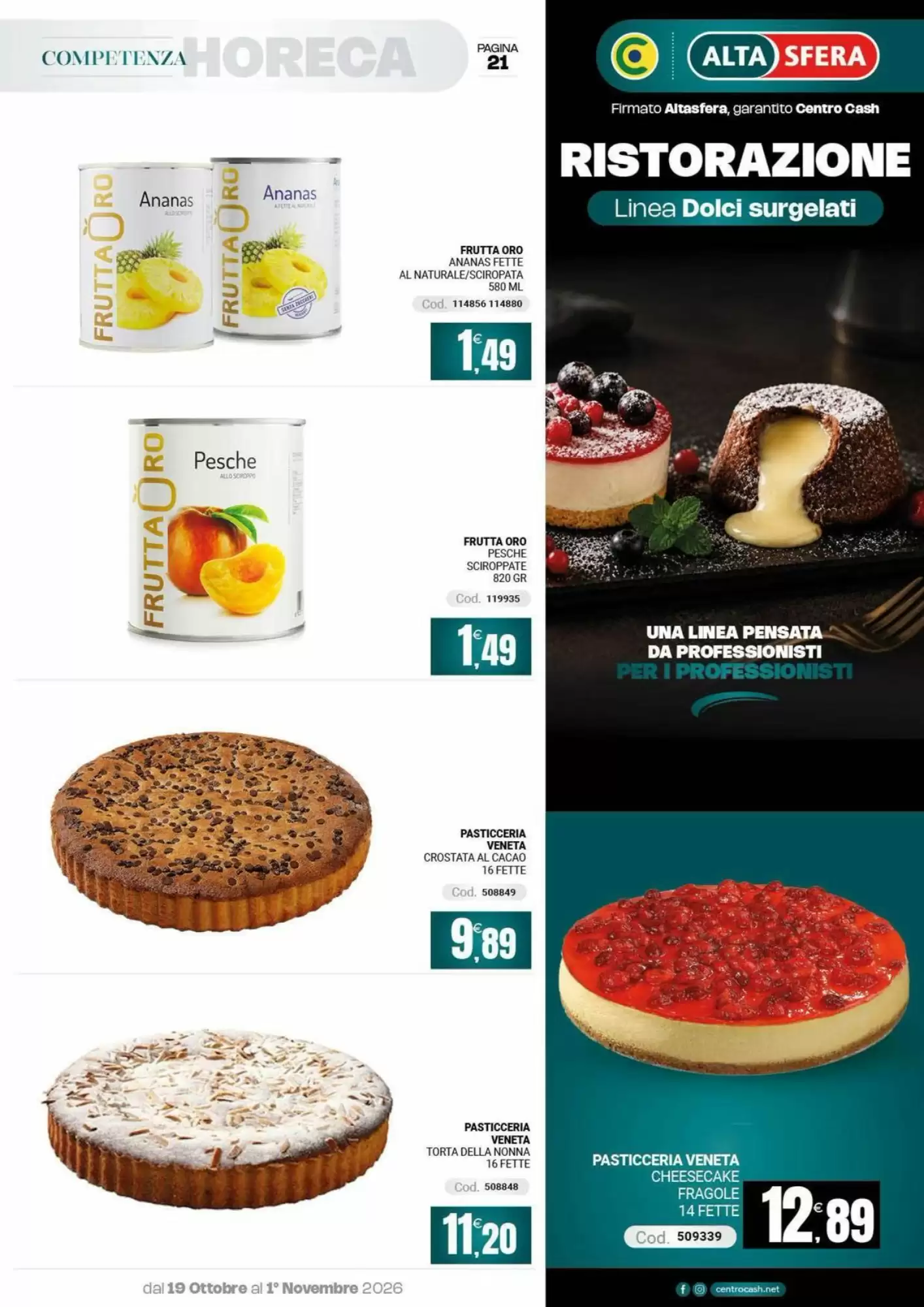 Volantino promozionale Centro Cash  valide dal 19/10/2026 - Pagina 21.