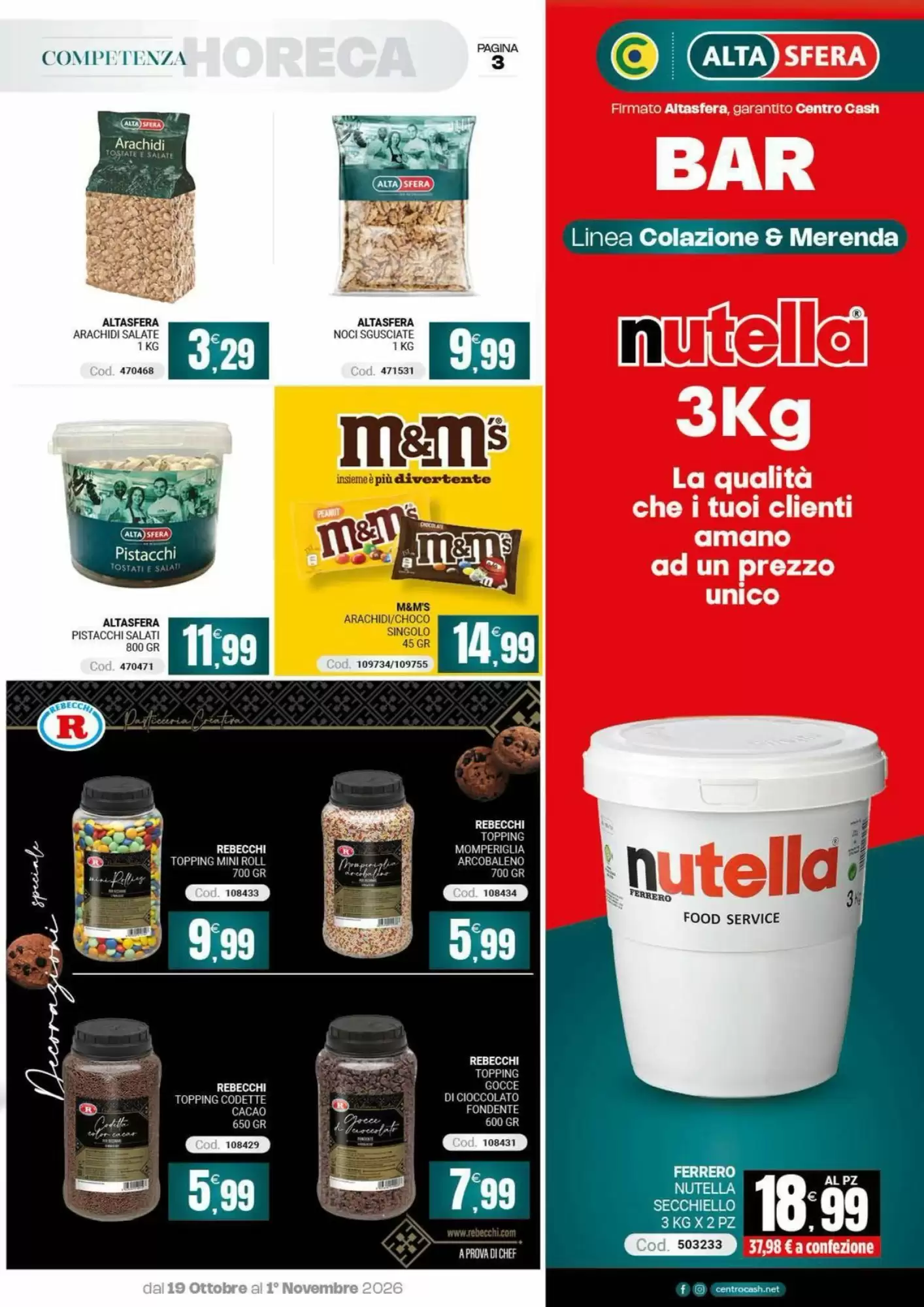 Volantino promozionale Centro Cash  valide dal 19/10/2026 - Pagina 3.