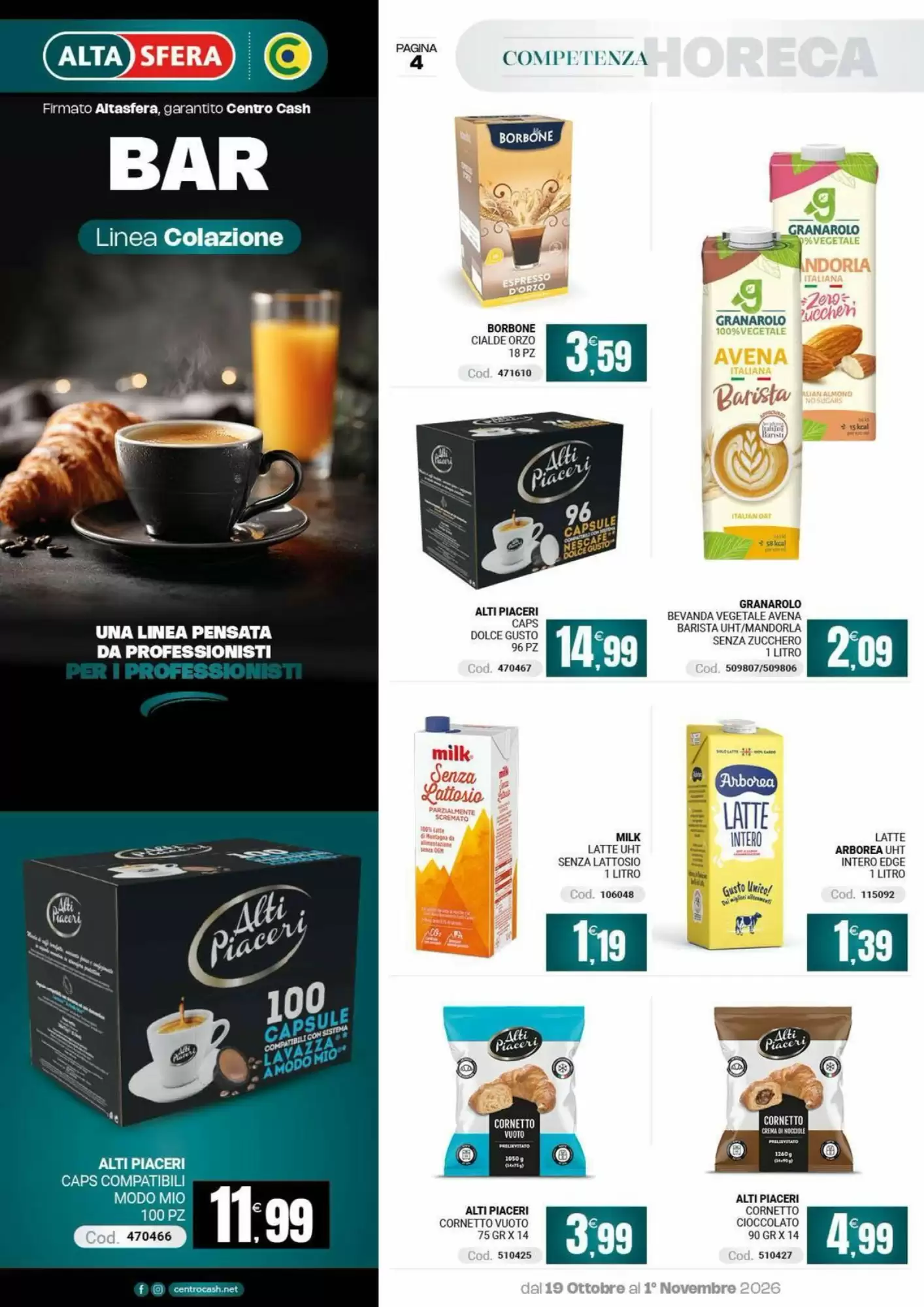Volantino promozionale Centro Cash  valide dal 19/10/2026 - Pagina 4.