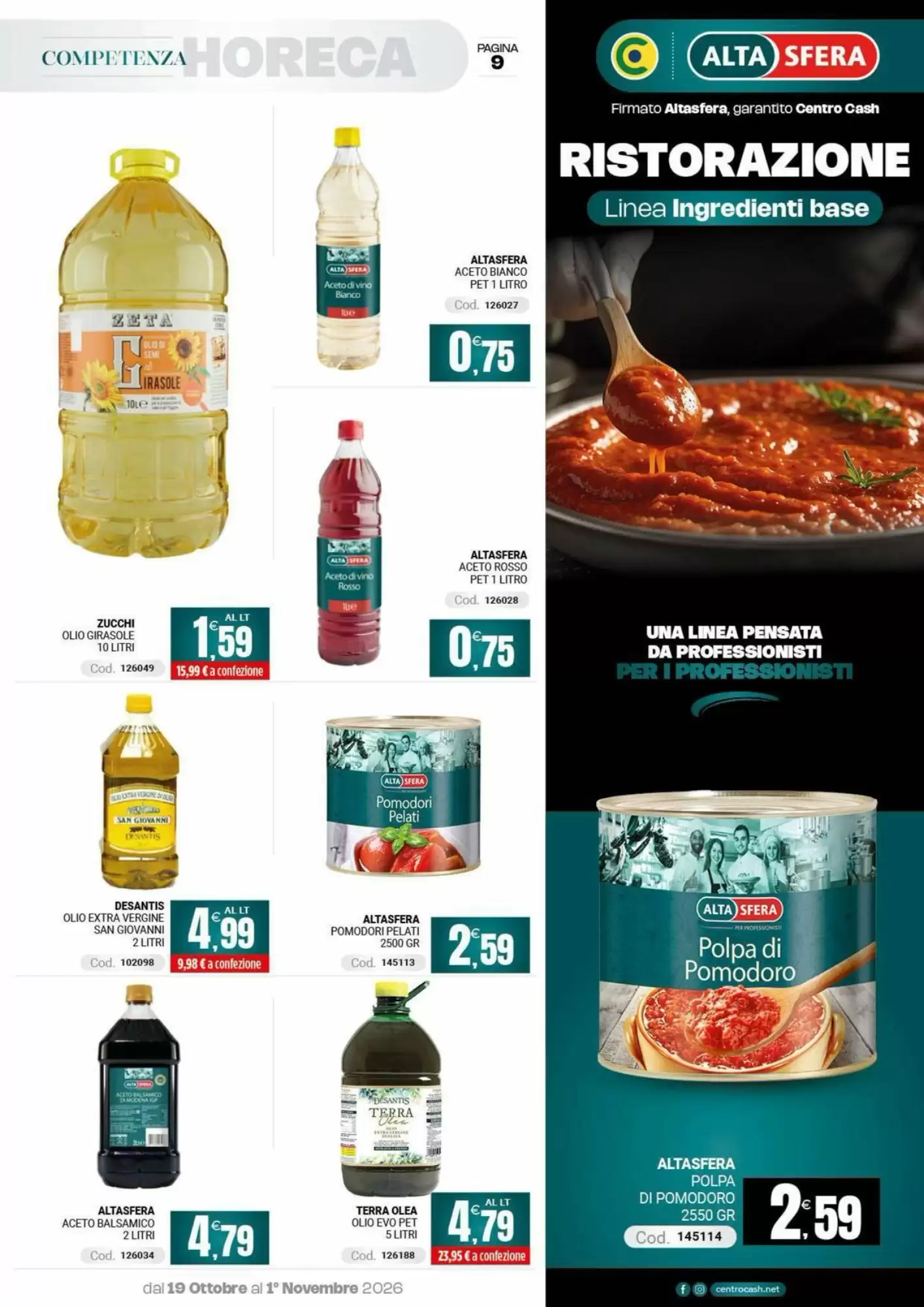 Volantino promozionale Centro Cash  valide dal 19/10/2026 - Pagina 9.