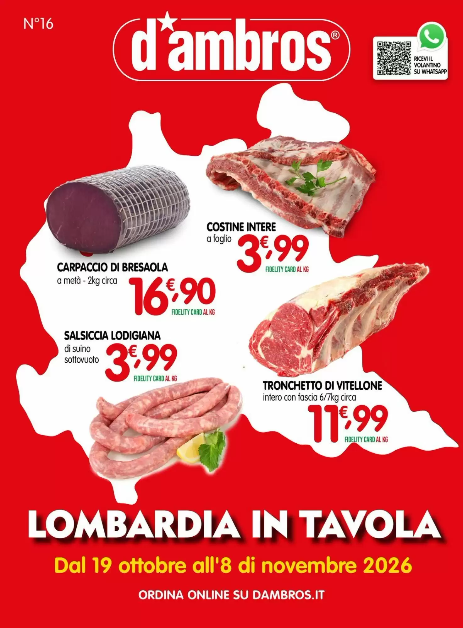 Volantino promozionale D'Ambros  valide dal 19/10/2026 - Pagina 1.