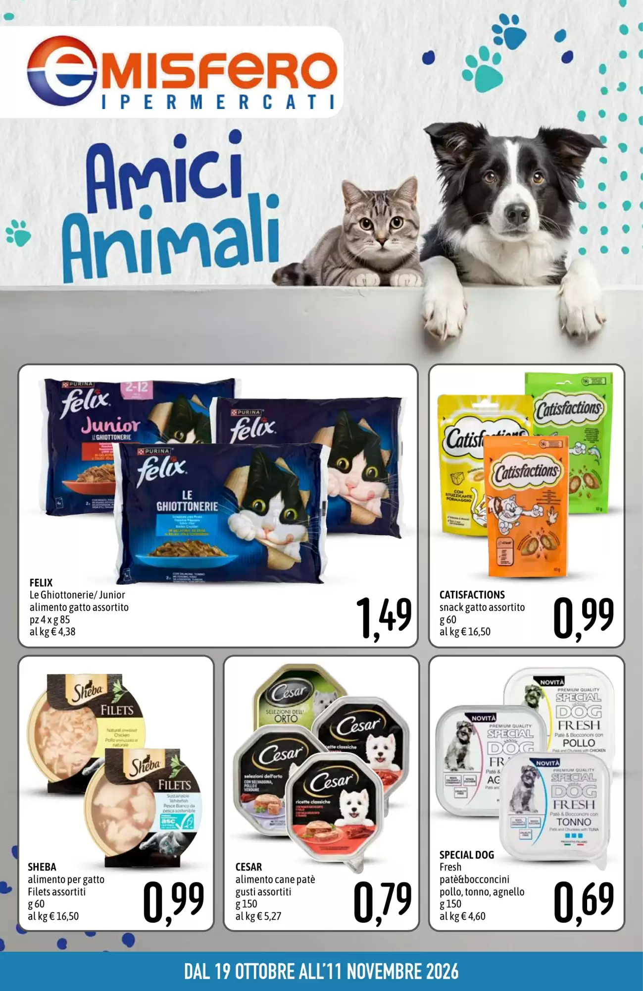 Volantino promozionale Emisfero  valide dal 19/10/2026 - Pagina 1.