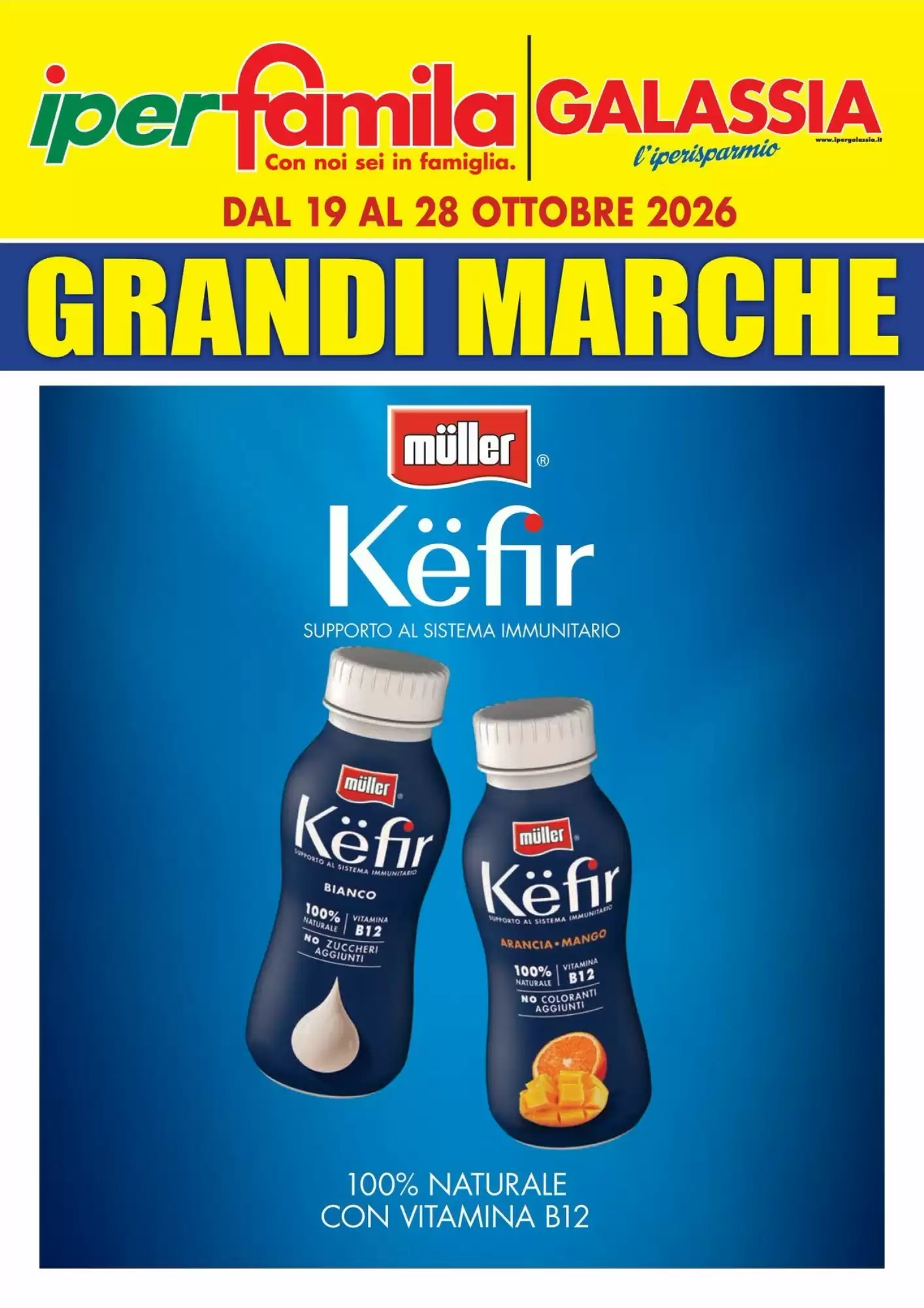 Volantino promozionale Galassia  valide dal 19/10/2026 - Pagina 1.