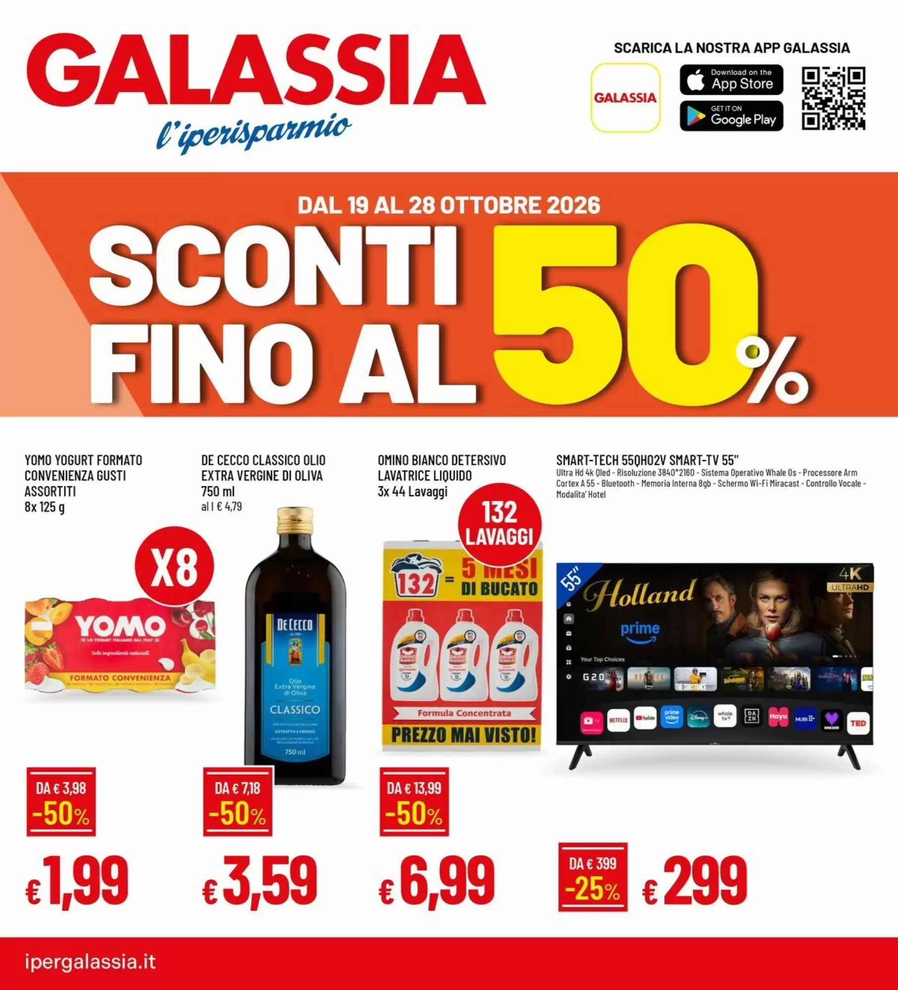 Volantino promozionale Galassia  valide dal 19/10/2026 - Pagina 1.