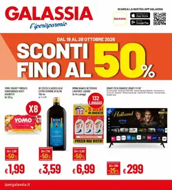 Volantino promozionale Galassia  valide dal 19/10/2026
