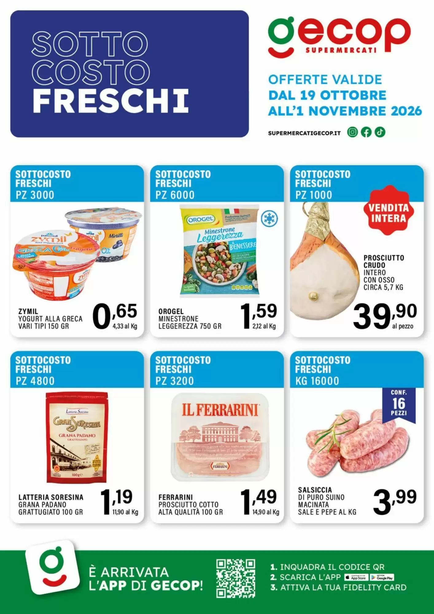 Volantino promozionale Gecop  valide dal 19/10/2026 - Pagina 1.
