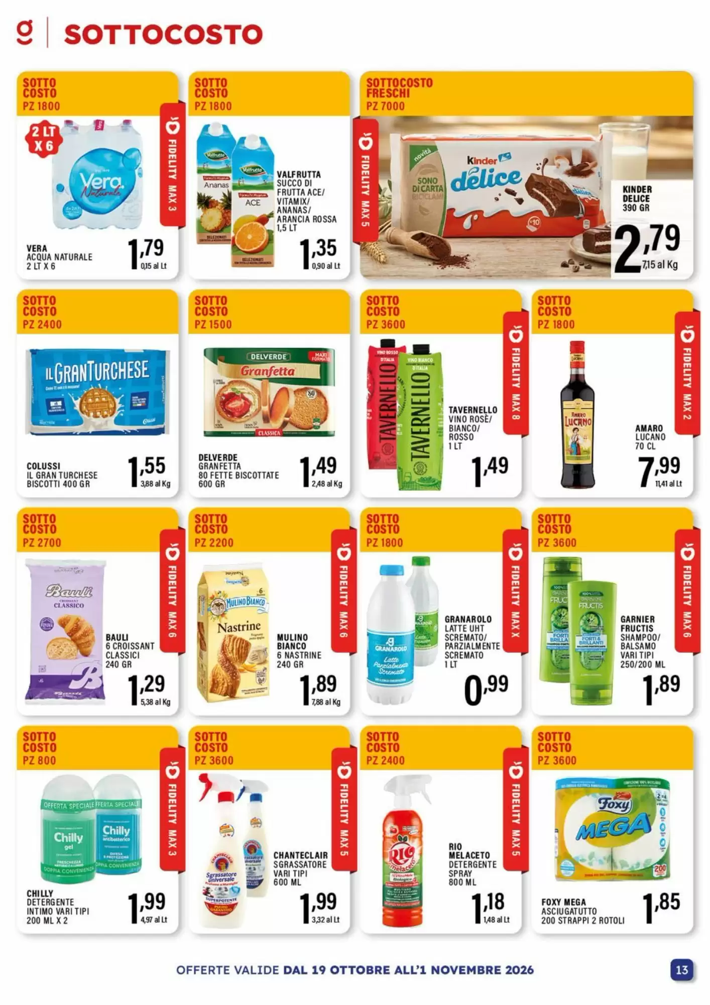 Volantino promozionale Gecop  valide dal 19/10/2026 - Pagina 13.