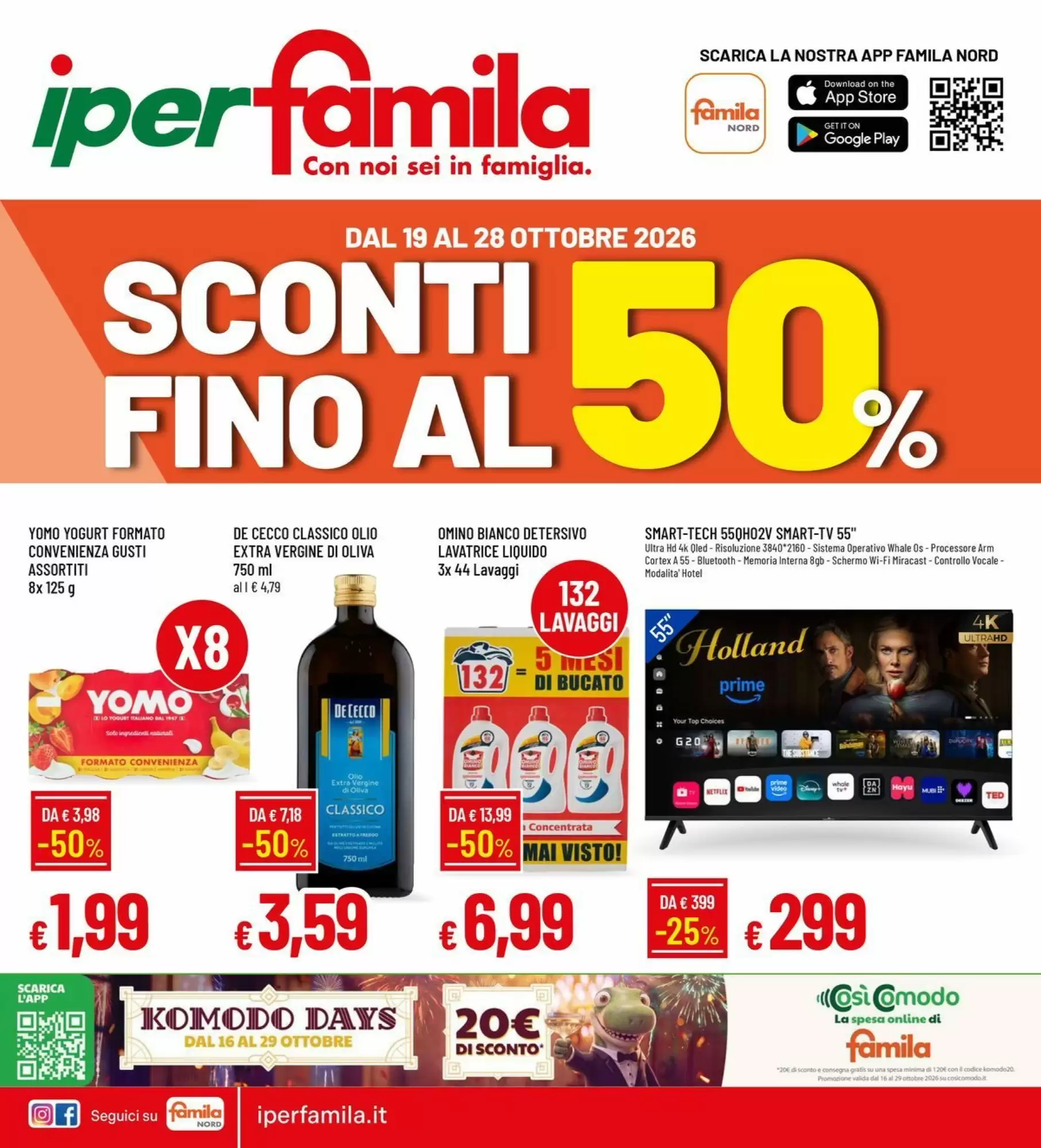 Volantino promozionale IperFamila valide dal 19/10/2026 - Pagina 1.