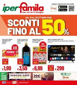 Volantino promozionale IperFamila  valide dal 19/10/2026