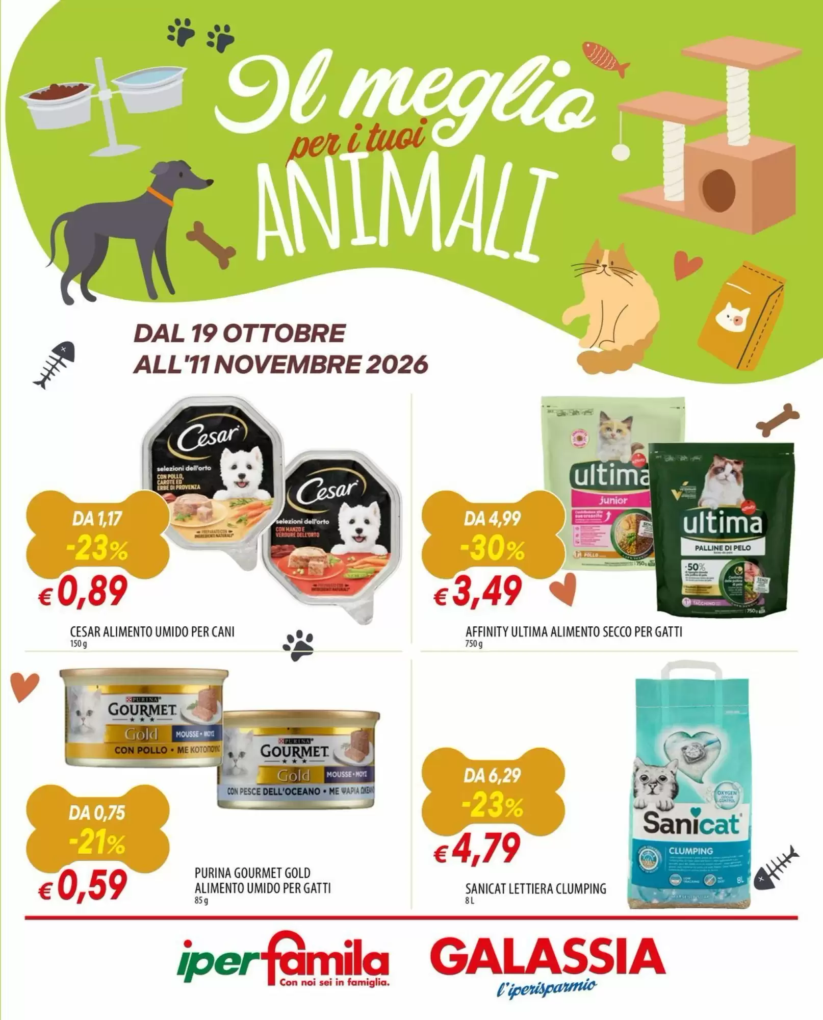 Volantino promozionale IperFamila valide dal 19/10/2026 - Pagina 1.