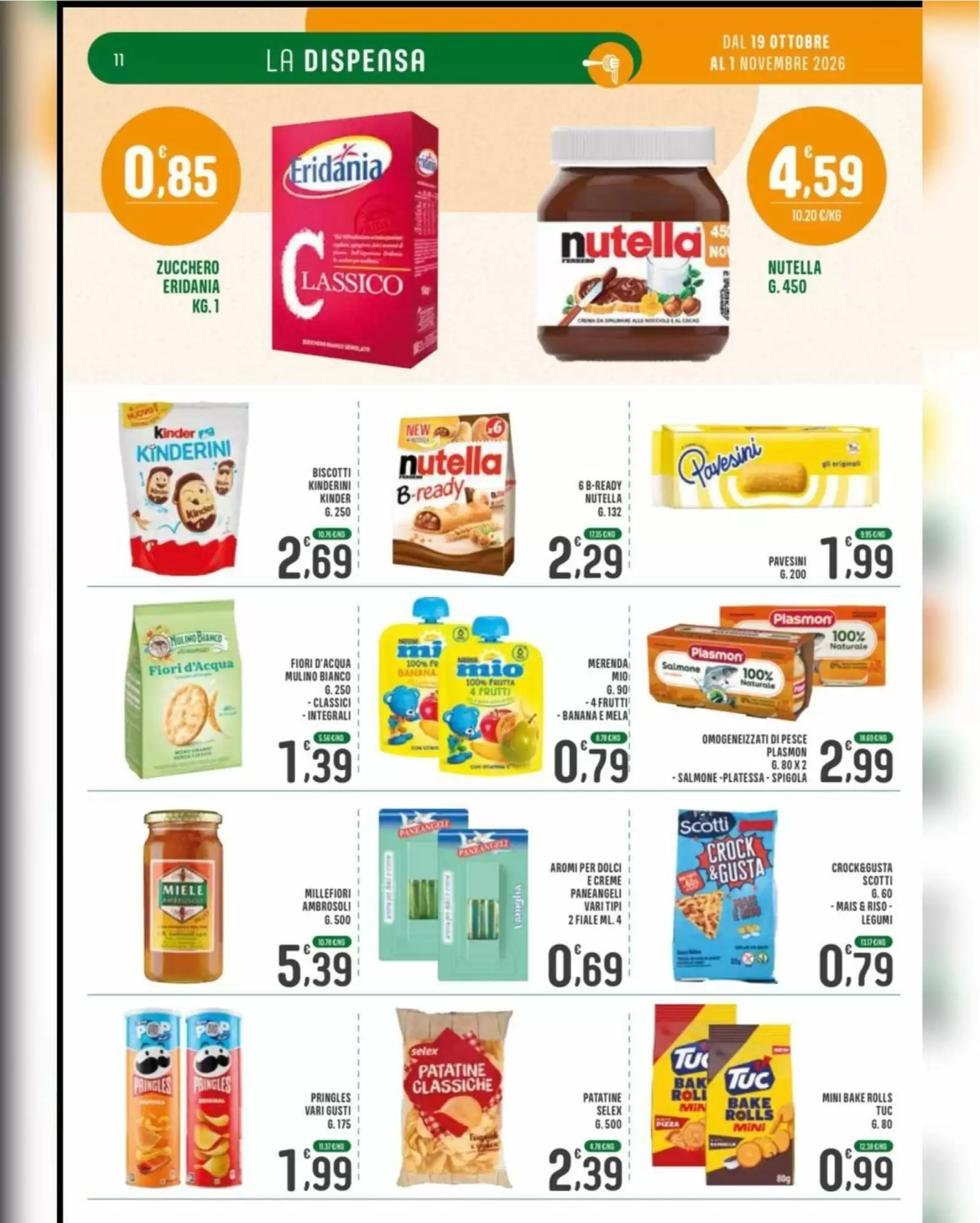 Volantino promozionale La Mimosa Supermercati  valide dal 19/10/2026 - Pagina 11.