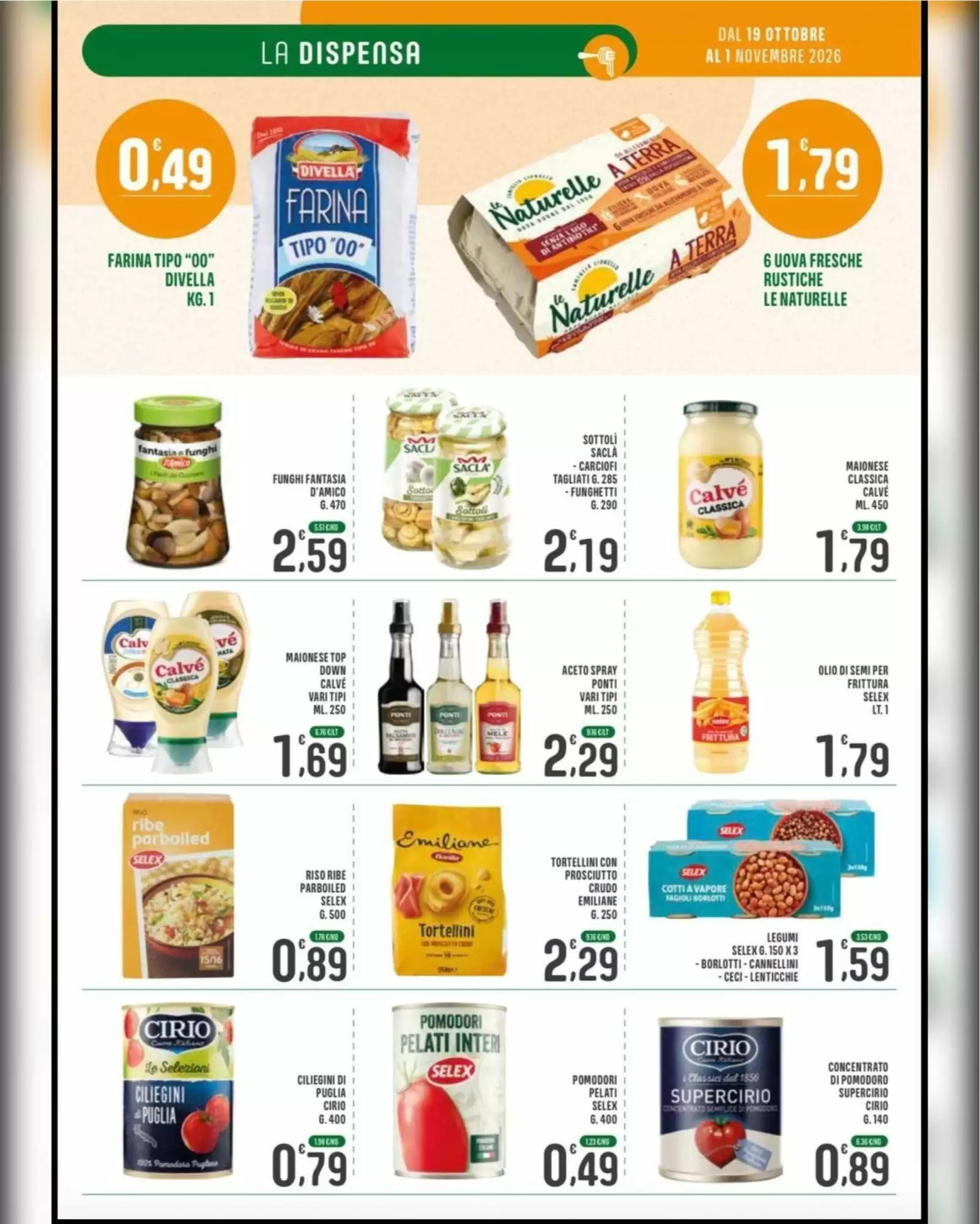 Volantino promozionale La Mimosa Supermercati  valide dal 19/10/2026 - Pagina 13.