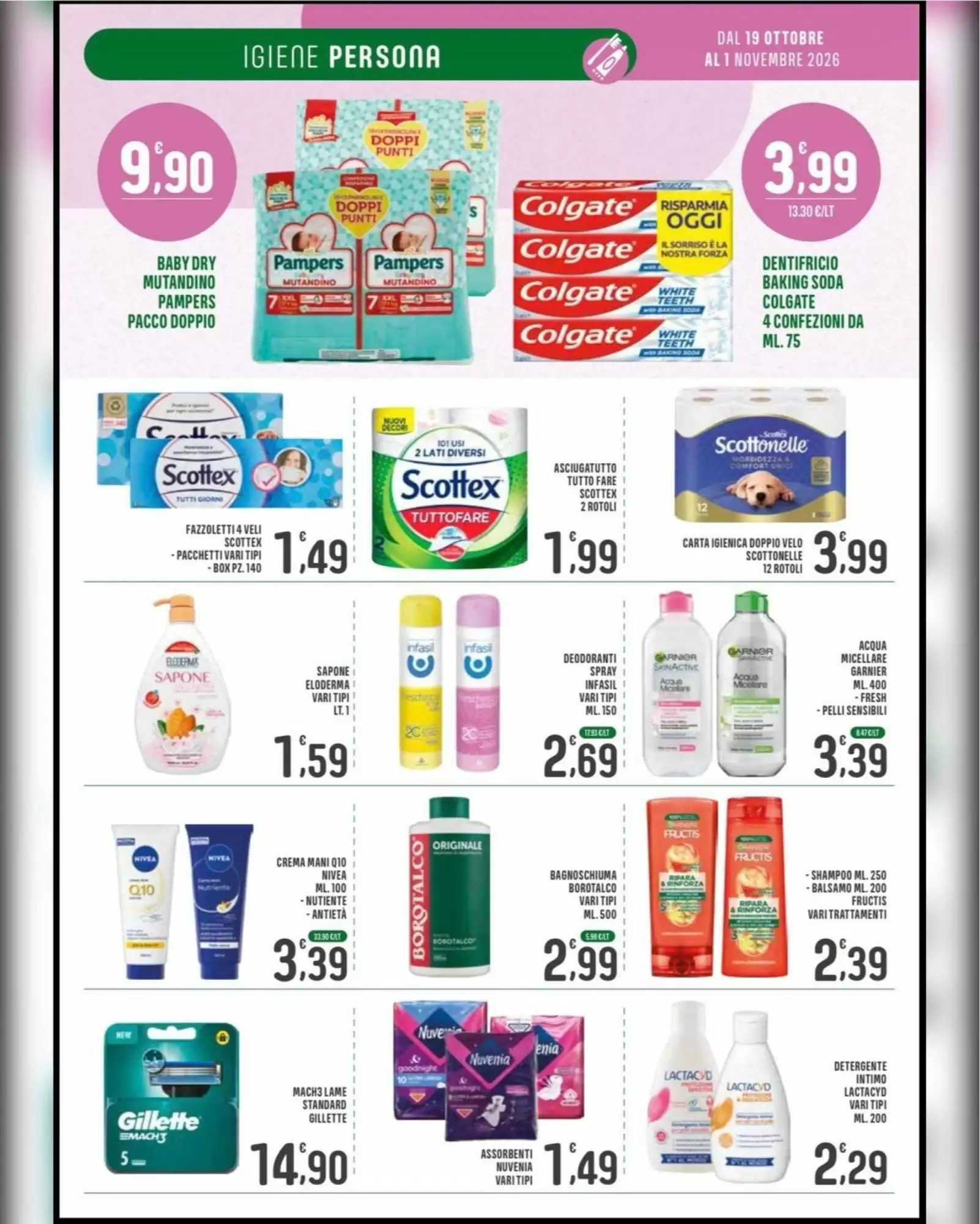 Volantino promozionale La Mimosa Supermercati  valide dal 19/10/2026 - Pagina 15.