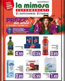 Volantino promozionale La Mimosa Supermercati  valide dal 19/10/2026