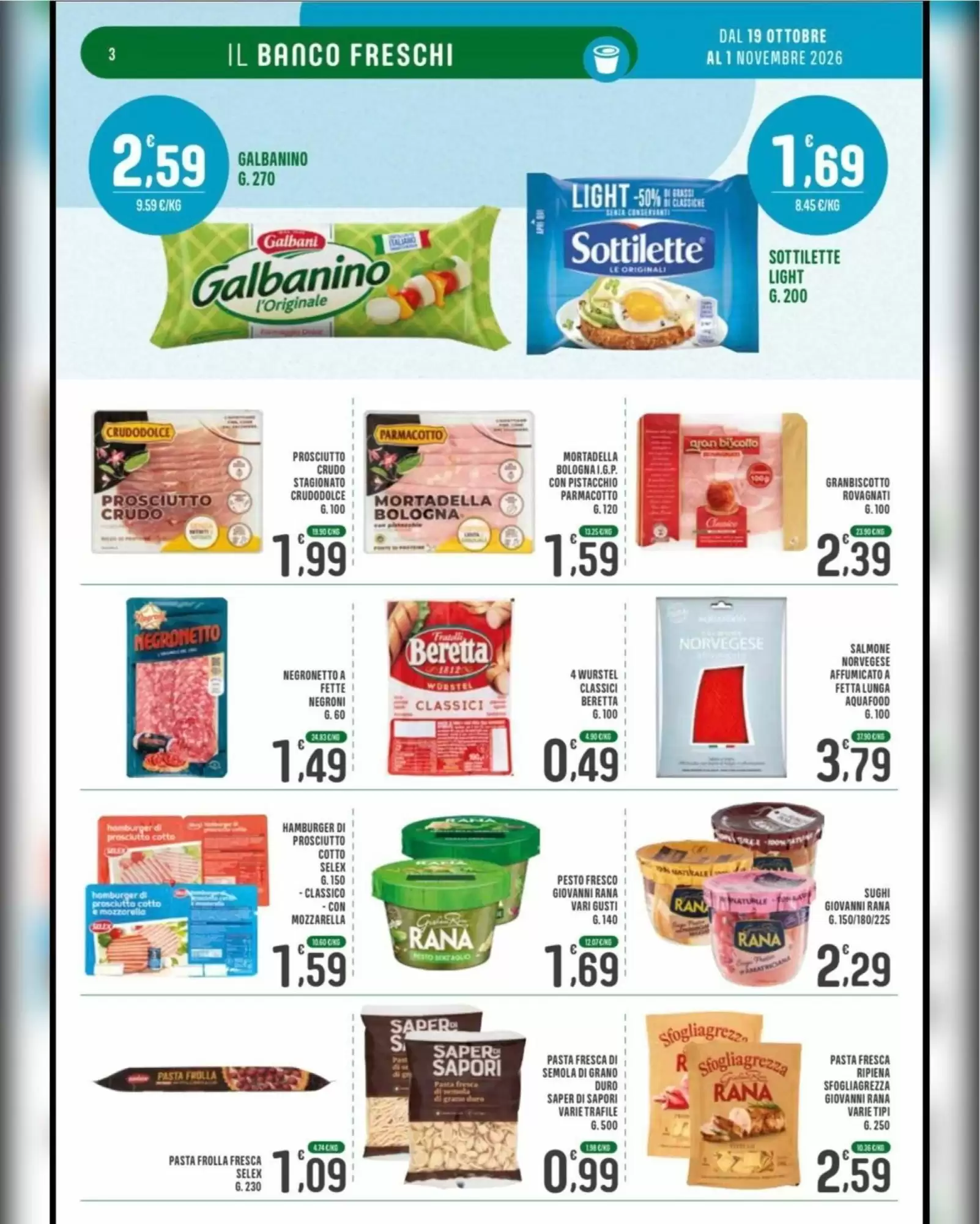 Volantino promozionale La Mimosa Supermercati  valide dal 19/10/2026 - Pagina 3.