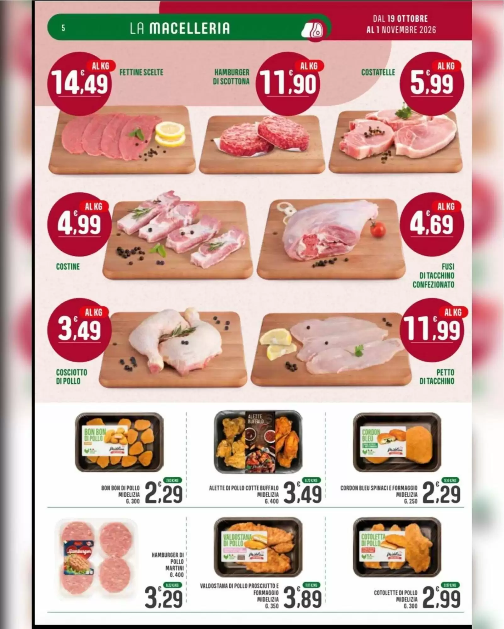 Volantino promozionale La Mimosa Supermercati  valide dal 19/10/2026 - Pagina 5.